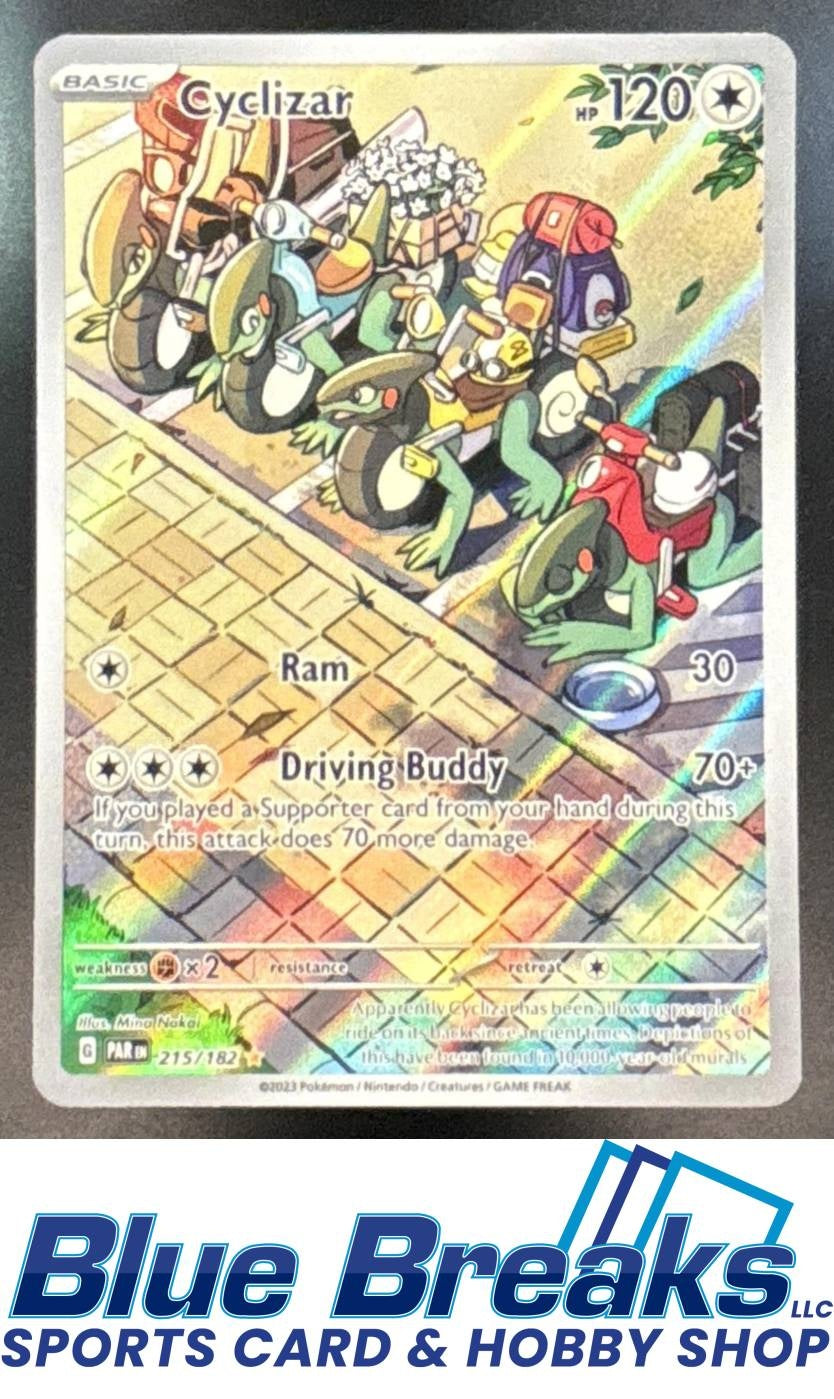 2023 Pokemon SV Paradox Rift Cyclizar #215/182