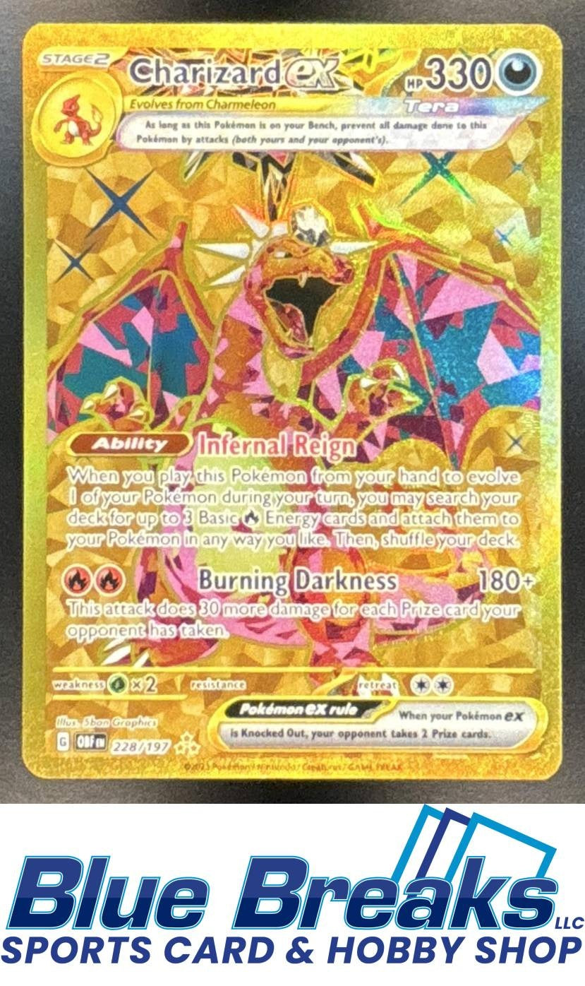 2023 Pokemon SV Obsidian Flames - OBF EN Charizard ex #228/197 Hyper Rare