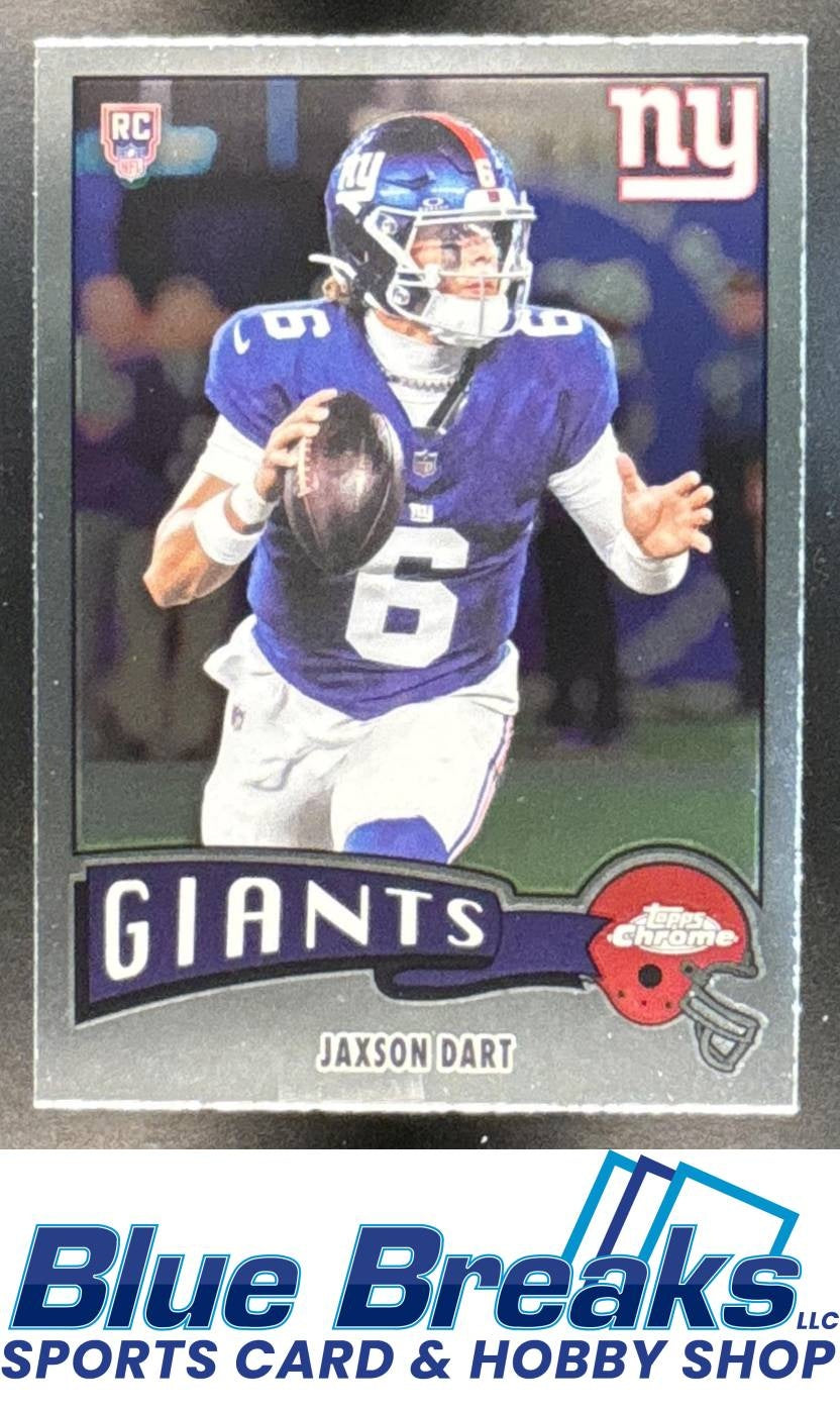 2025 Topps Chrome 1975 Jaxson Dart RC #1975-25 New York Giants