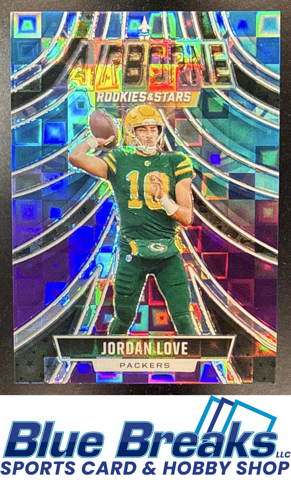 2024 Panini Rookies & Stars Jordan Love #A-JLE Airborne Pandora 052/135 Green Bay Packers