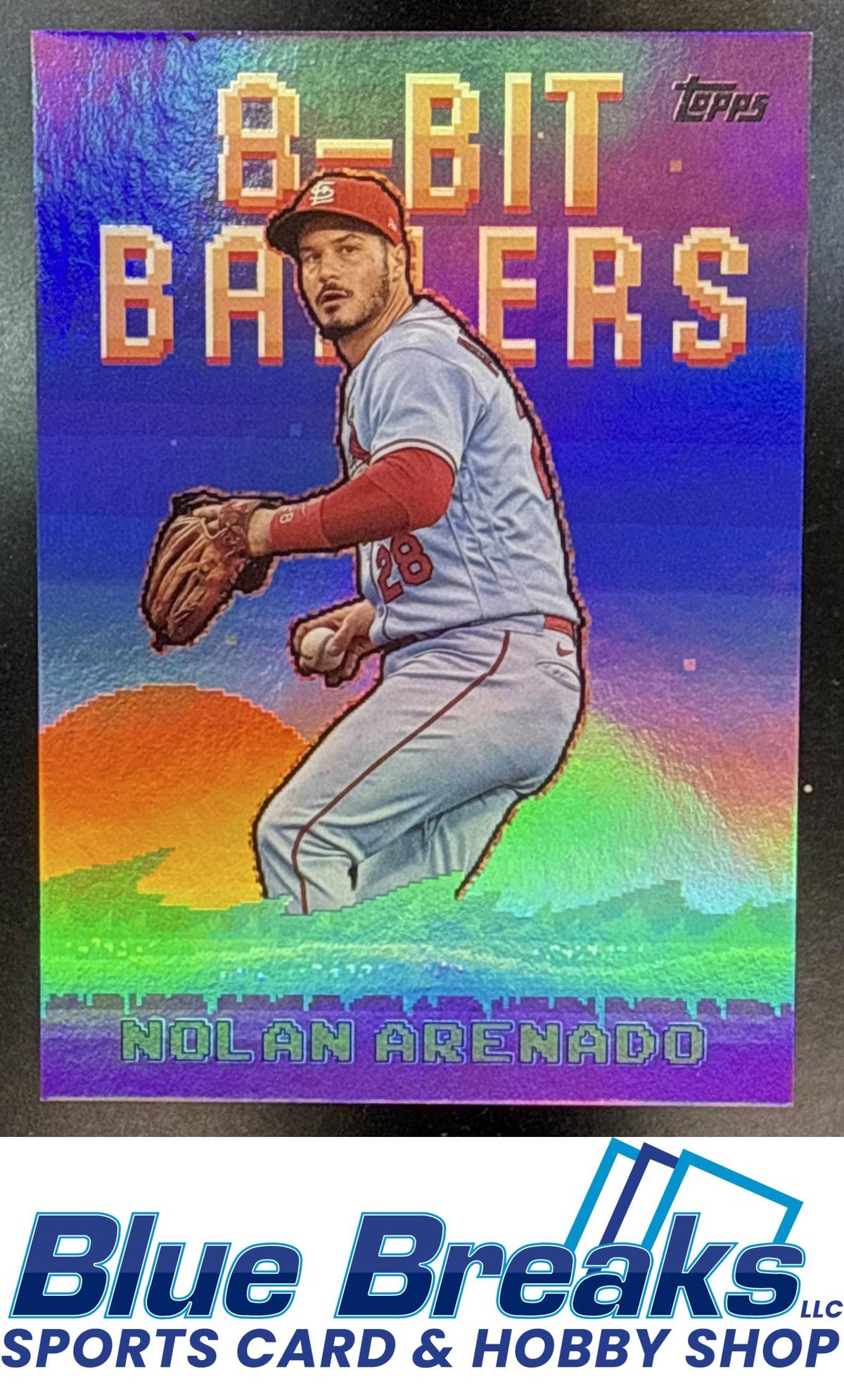 2025 Topps 8 Bit Ballers Gold Nolan Arenado 21/50 #8B-11 St. Louis Cardinals