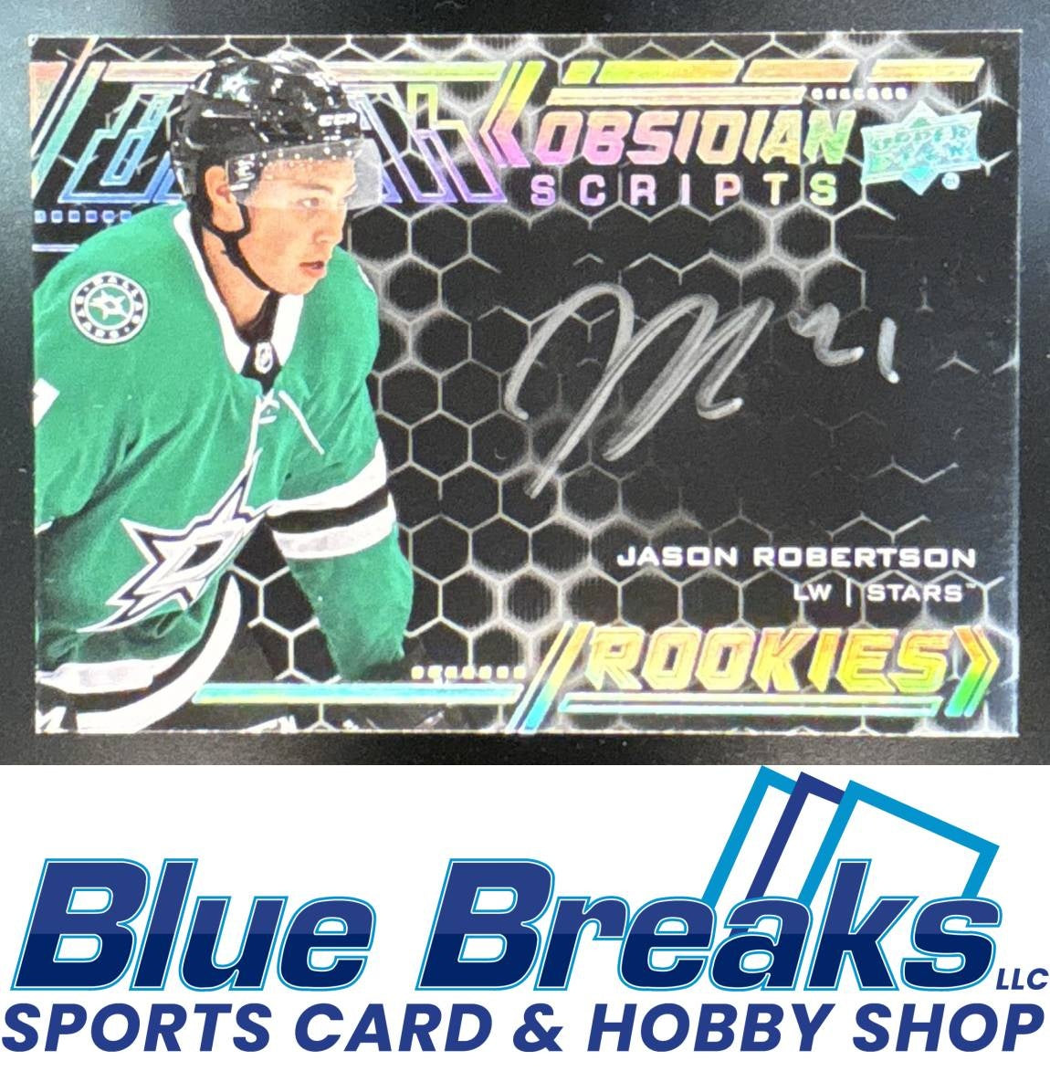 2021 Upper Deck SPx Jason Robertson #ORS-JR 2020 21 Update Auto