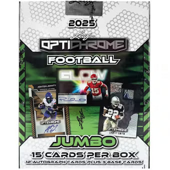 2025 Leaf Optichrome Football Hobby Jumbo Box - Sealed Wax