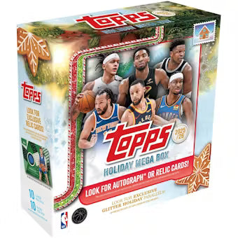 2025/26 Topps Holiday Basketball Mega Box - Sealed Wax