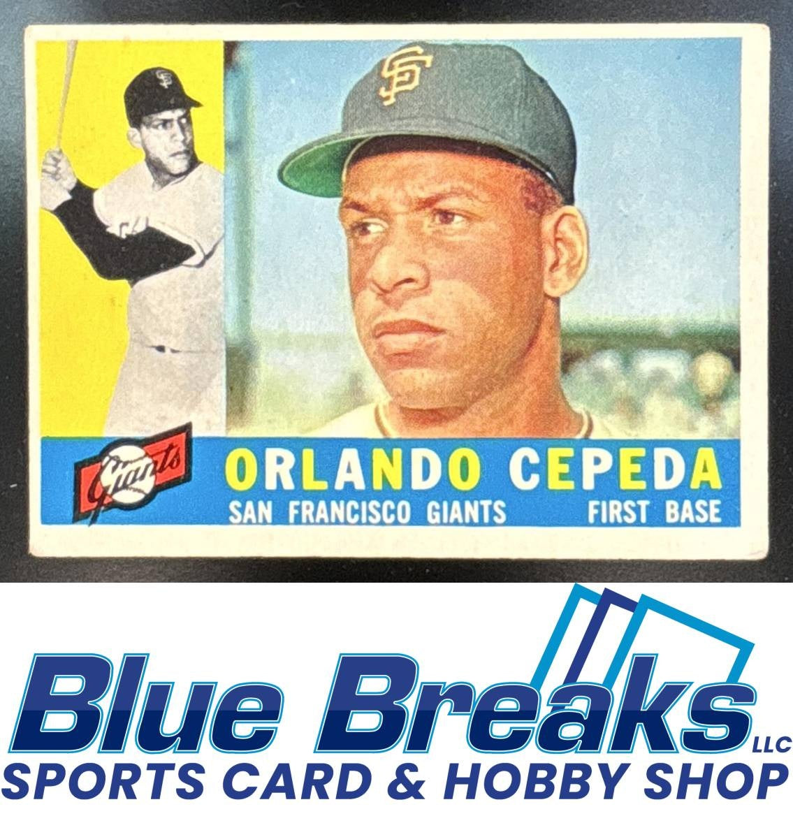 1956 Topps Orlando Cepeda Baseball Giants