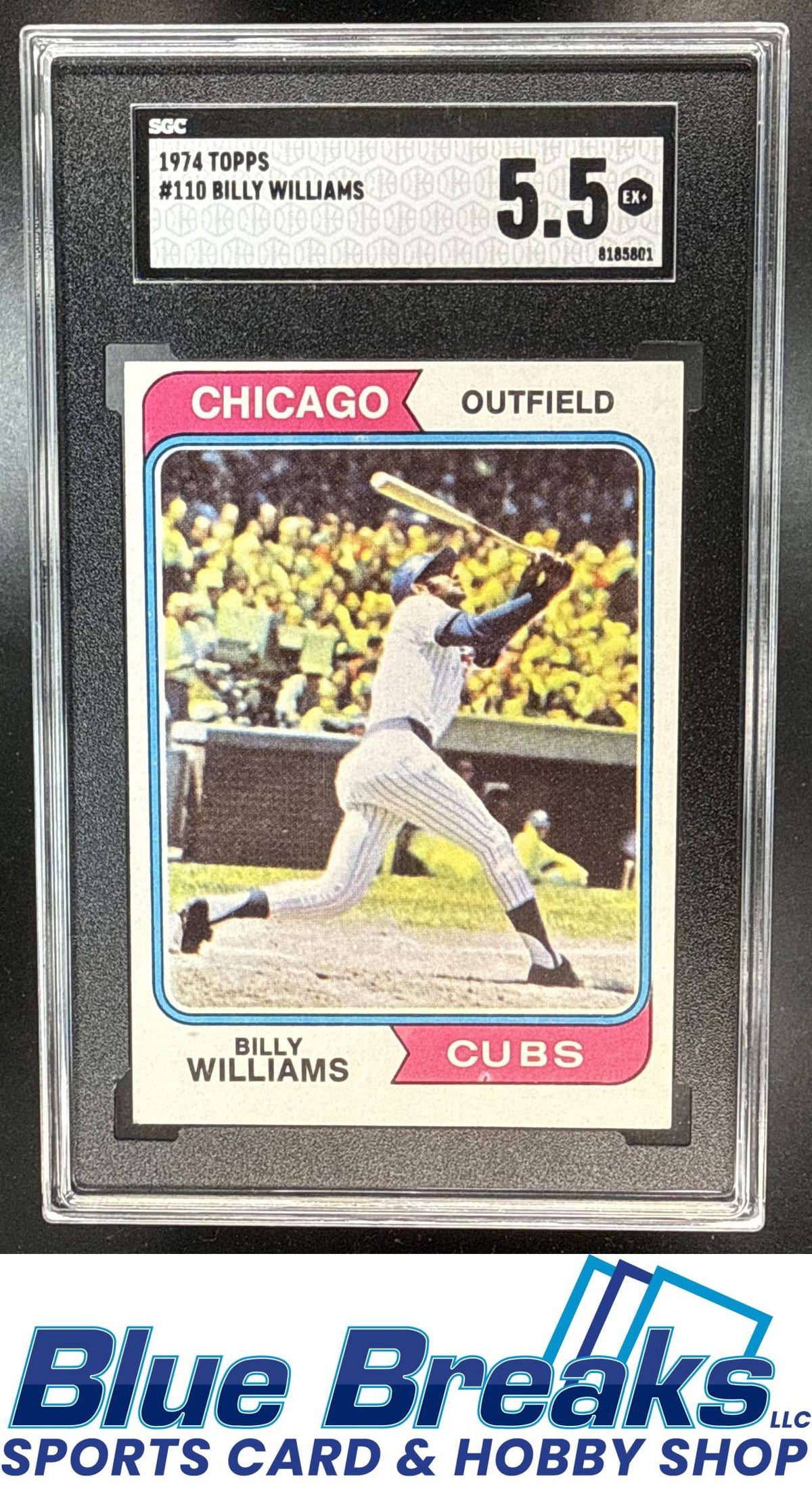 1974 Topps Billy Williams #110 SGC 5.5 Chicago Cubs
