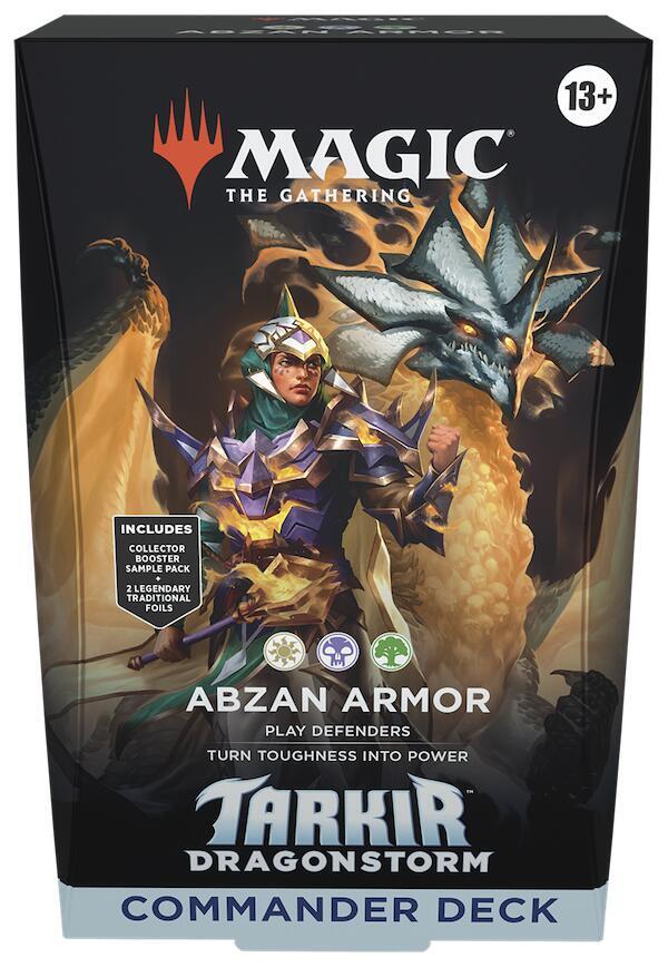 Magic the Gathering - Tarkir: Dragonstorm Commander Deck - Abzan Armor - Commander: Tarkir: Dragonstorm (TDC) - Sealed Wax