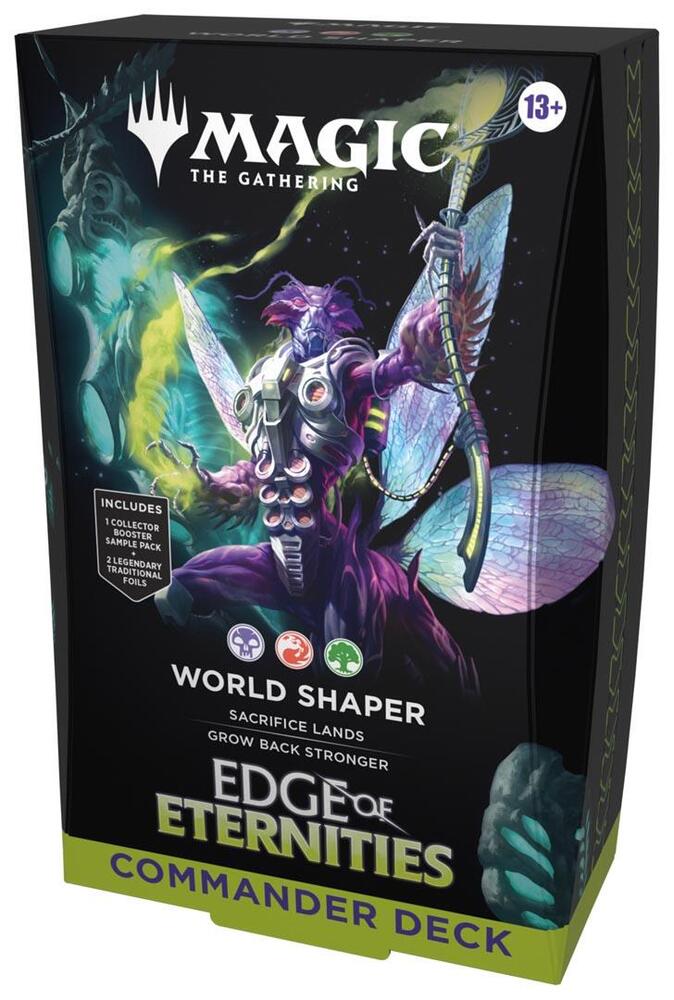 Magic the Gathering - Edge of Eternities Commander Deck - World Shaper - Commander: Edge of Eternities (EOC) - Sealed Wax
