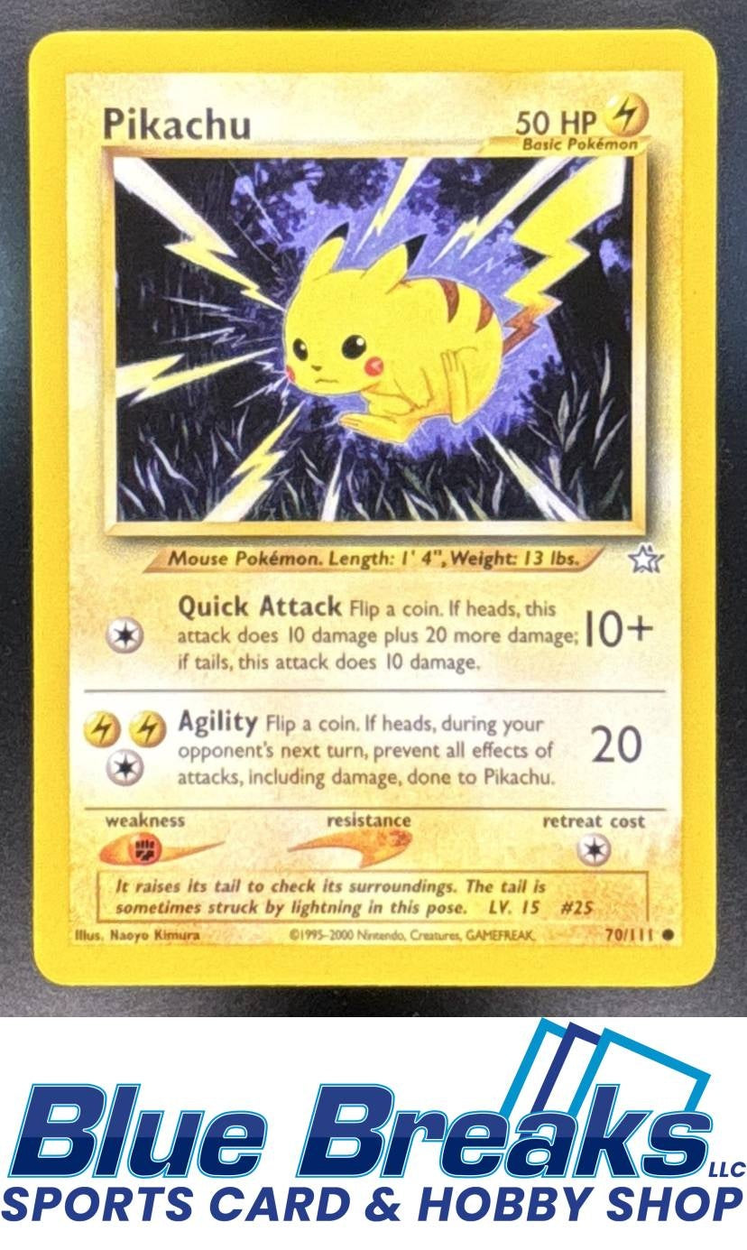 2000 Pokemon Neo Genesis Pikachu #70/111
