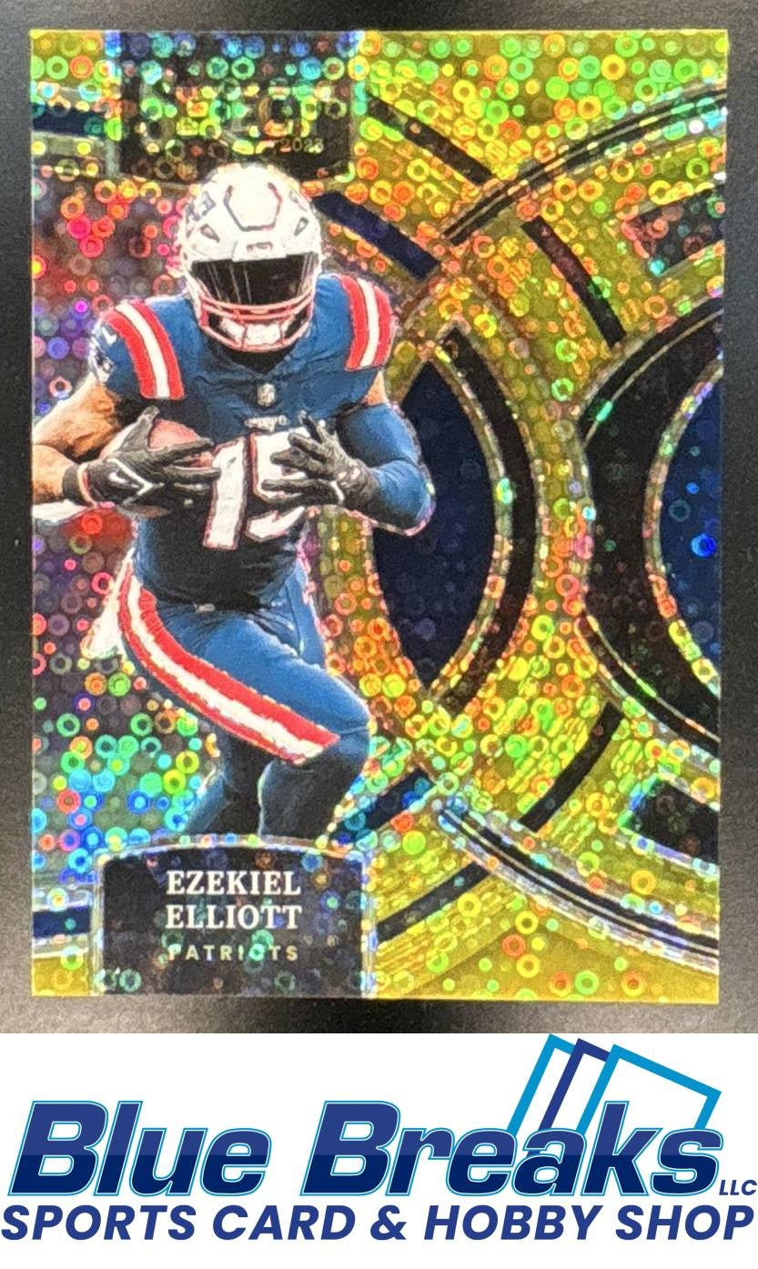 2023 Panini Select Ezekiel Elliott #185 Disco Gold Prizms 08/10 Premier Level