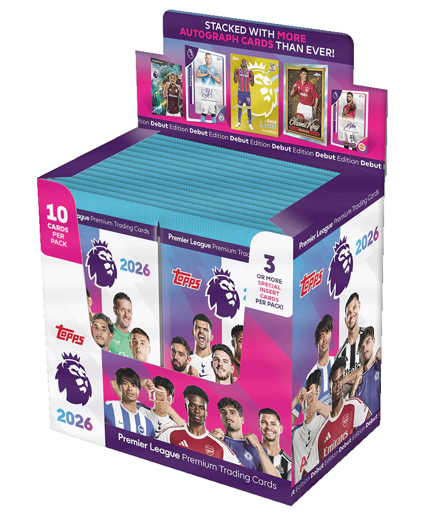 2026 Topps Premier League - Debut Edition - Full Box - soccer - Sealed Wax