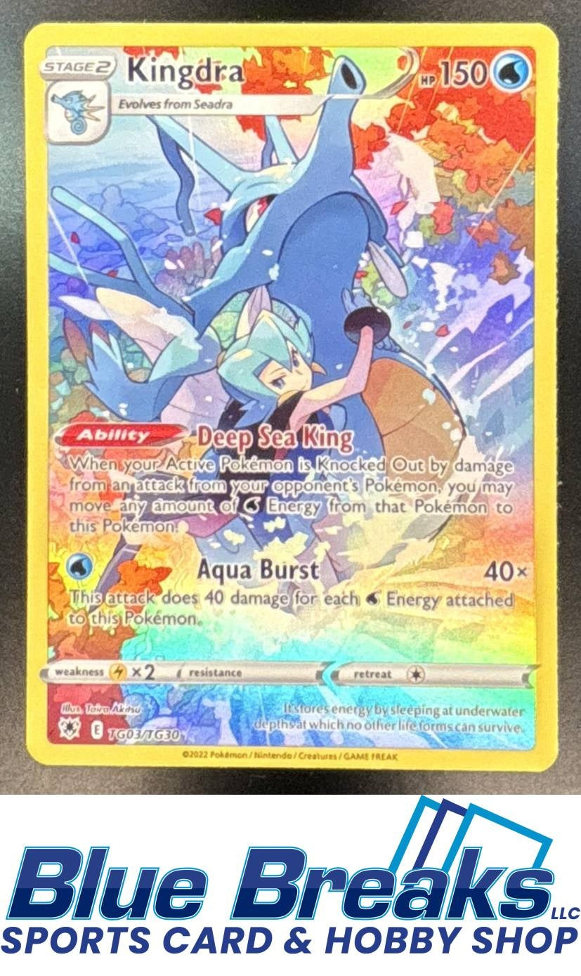 2022 Pokemon Sword & Shield Astral Radiance Trainer Gallery Kingdra #TG03/TG30