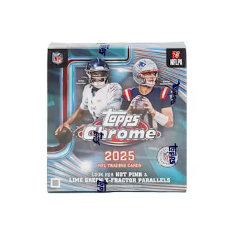 2025 Topps Chrome Football Mega Box - Sealed Wax