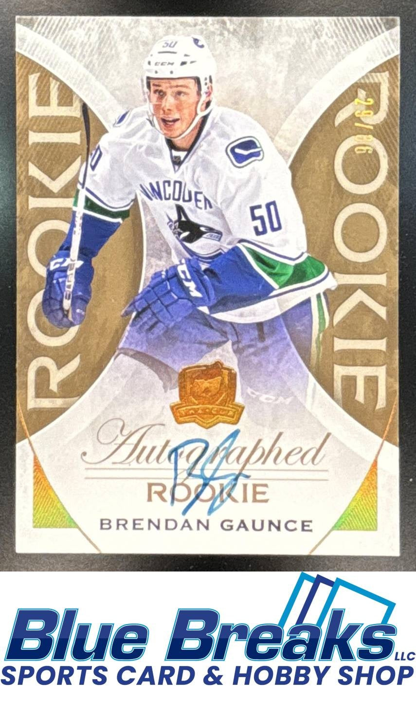 2015 Upper Deck The Cup Brendan Gaunce #189 Gold Spectrum Foil 29/36 Auto RC