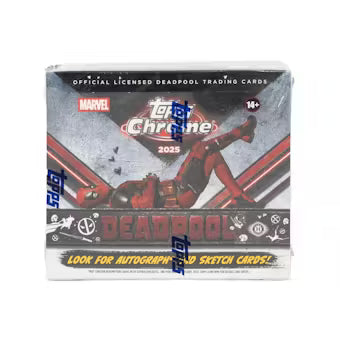 2025 Topps Deadpool Chrome Hobby Box - Sealed Wax