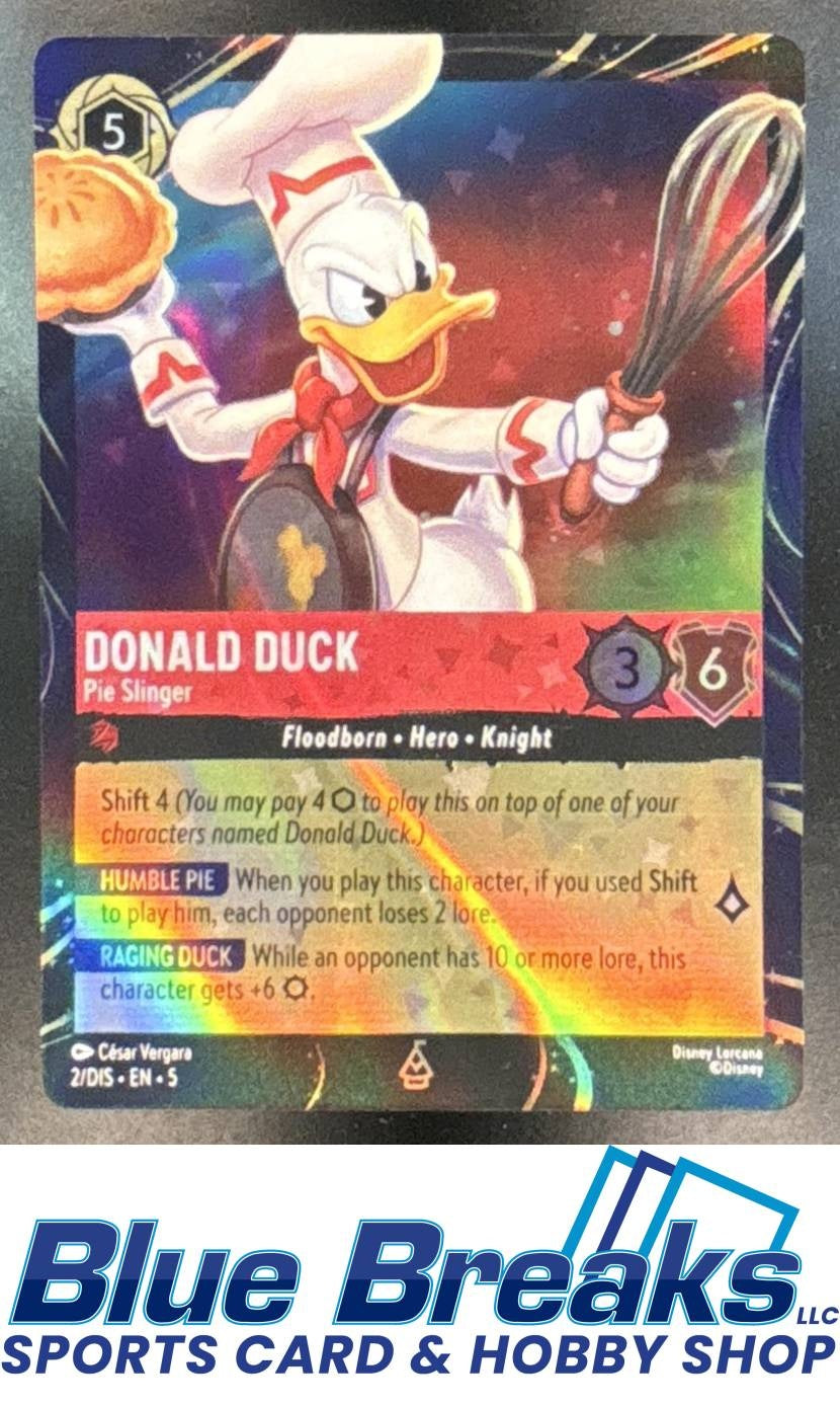 2026 Disney Lorcana Shimmering Skies Donald Duck Pie Slinger #2 a