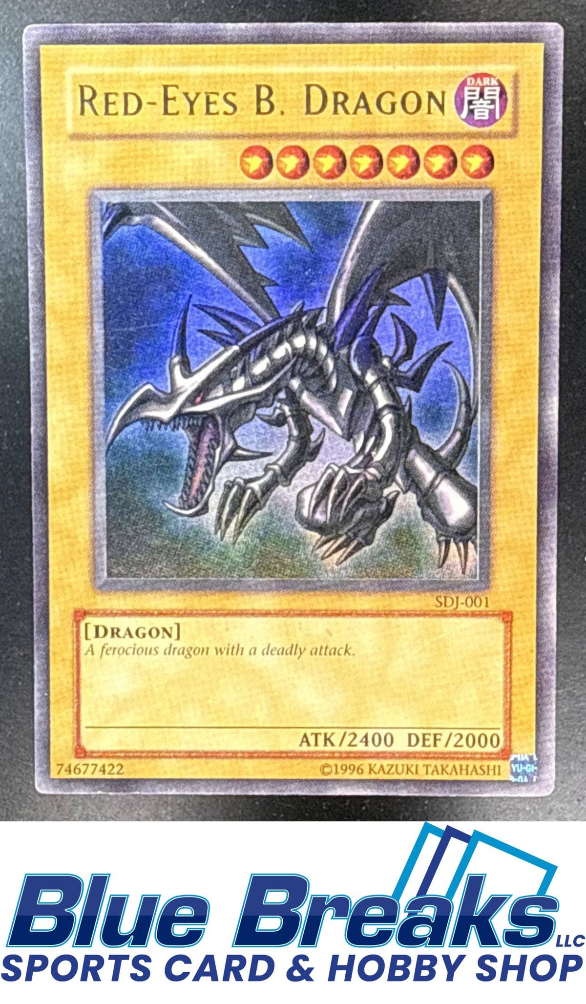 2003 Yu-Gi-Oh! Starter Deck Joey Red-Eyes B. Dragon #SDJ-001