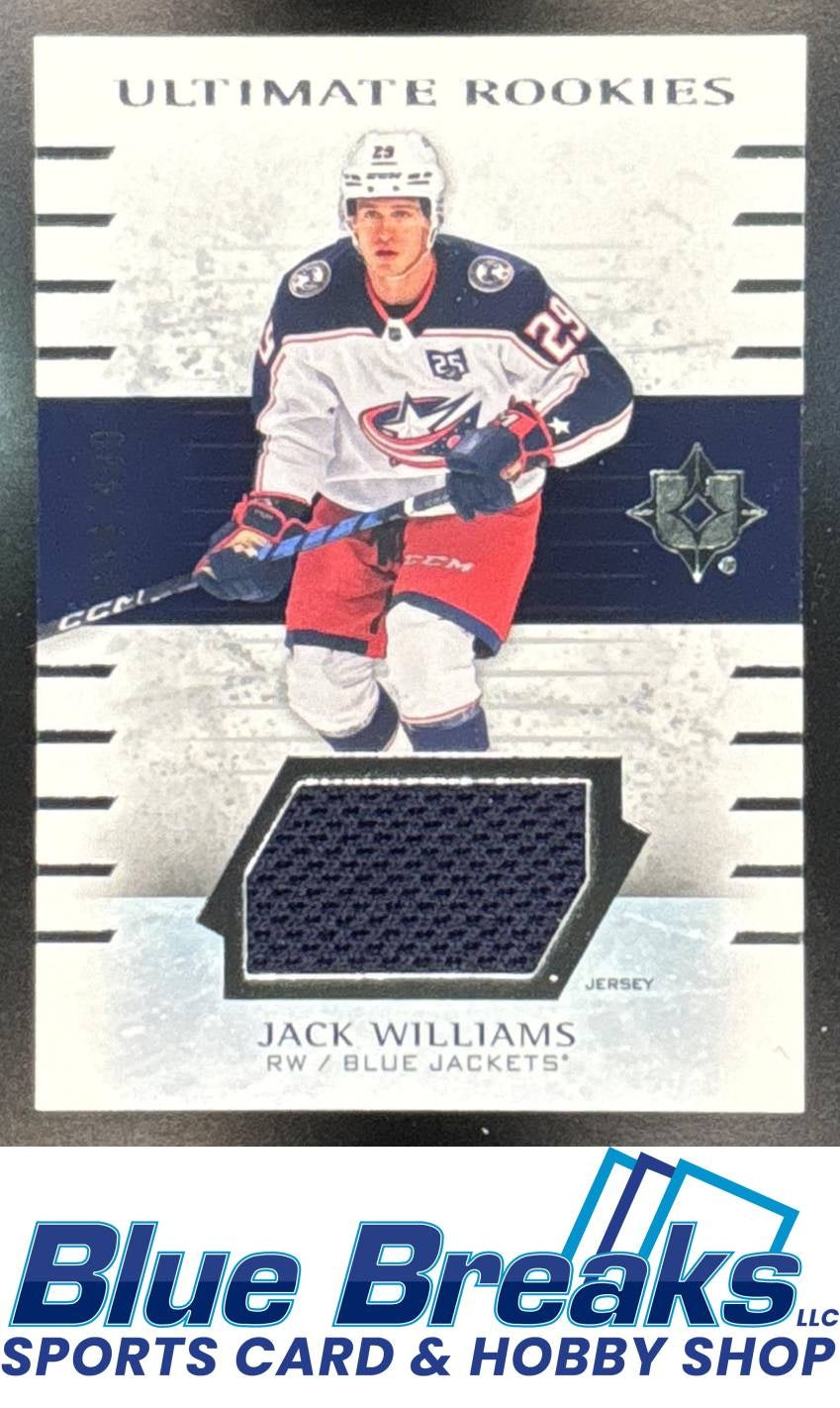 2025 Upper Deck Ultimate Collection Jack Williams #144 Rookies Jersey 356/499 Relic RC