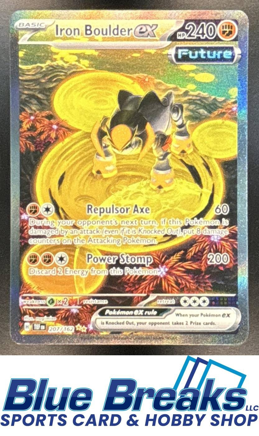 2024 Pokemon Temporal Forces Iron Boulder ex #207/162