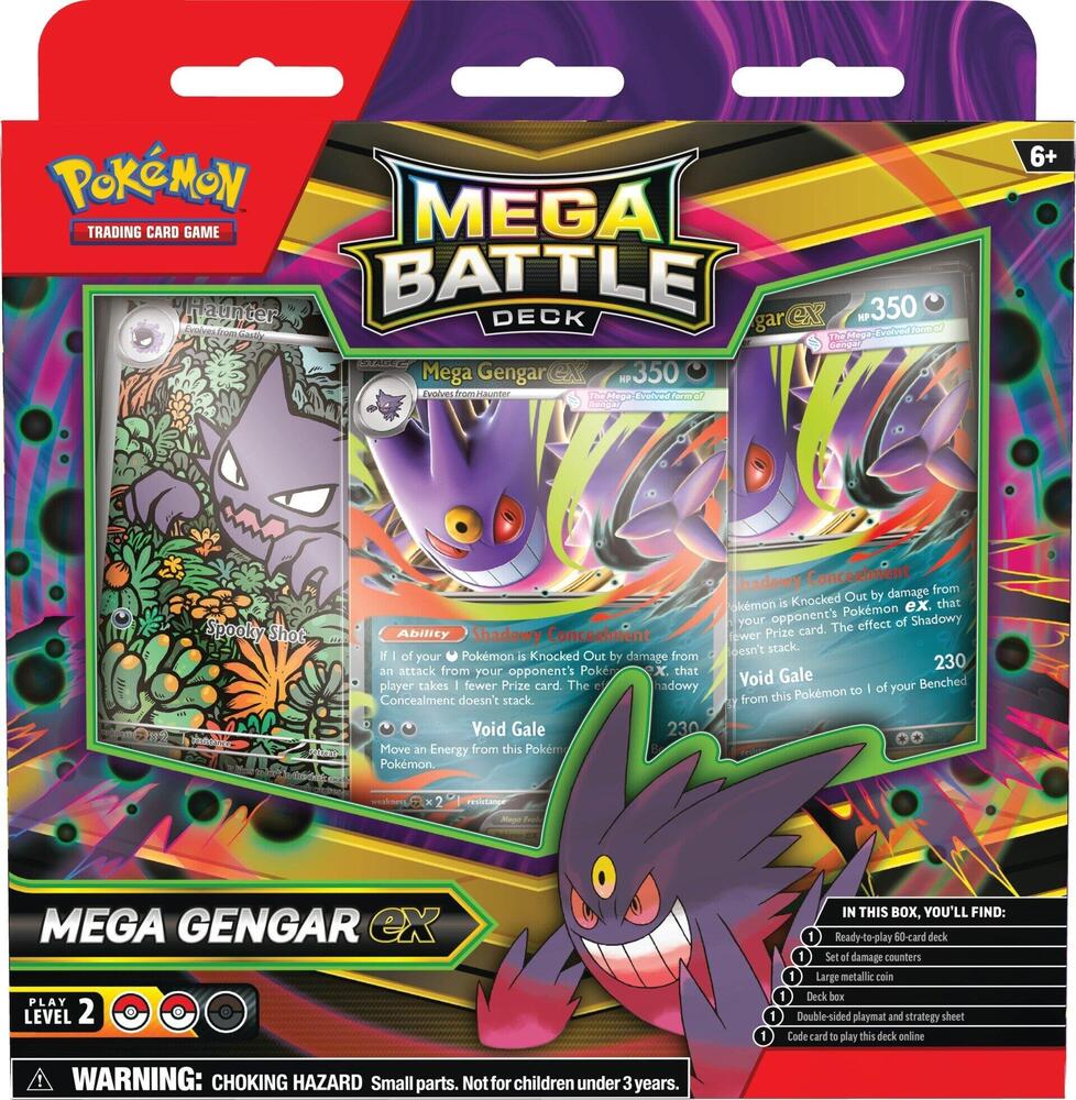 Pokémon - Mega Battle Deck (Mega Gengar ex) - Miscellaneous Cards & Products (MCAP) - Sealed Wax
