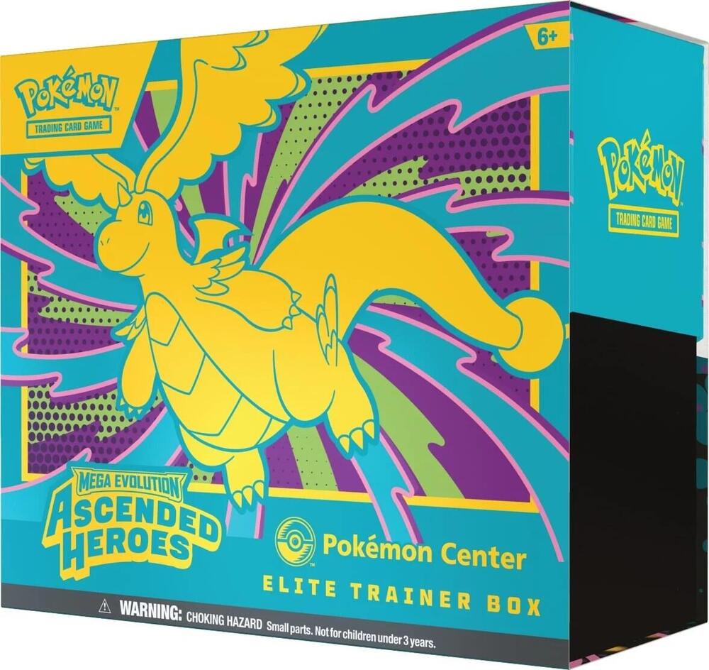 Pokémon - Ascended Heroes Pokémon Center Elite Trainer Box (Exclusive) - ME: Ascended Heroes (ASC) - Sealed Wax