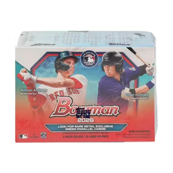2026 Bowman Baseball Blaster Box (Green Parallels) - Sealed Wax