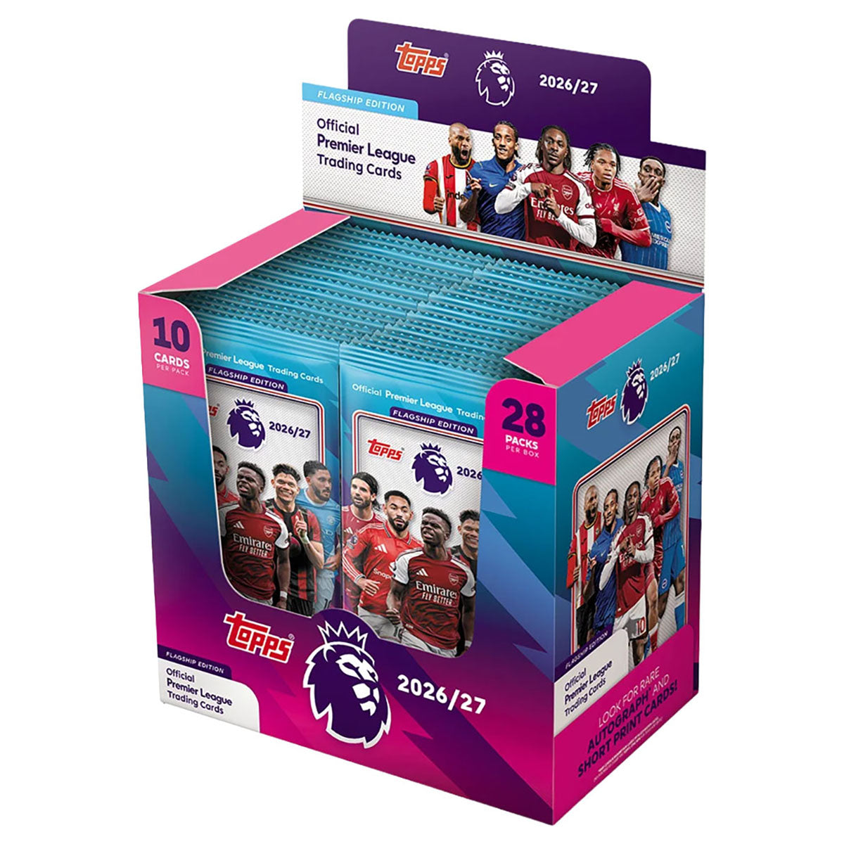 Topps Flagship Premier League 2026/27 - Box of 28 Card Packets - Soccer - Sealed Wax