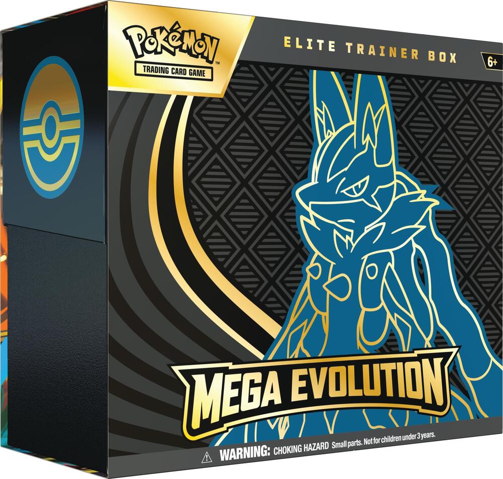 Pokémon: Mega Evolutions - ETB Elite Trainer Box - Trading Card Game - Sealed Wax
