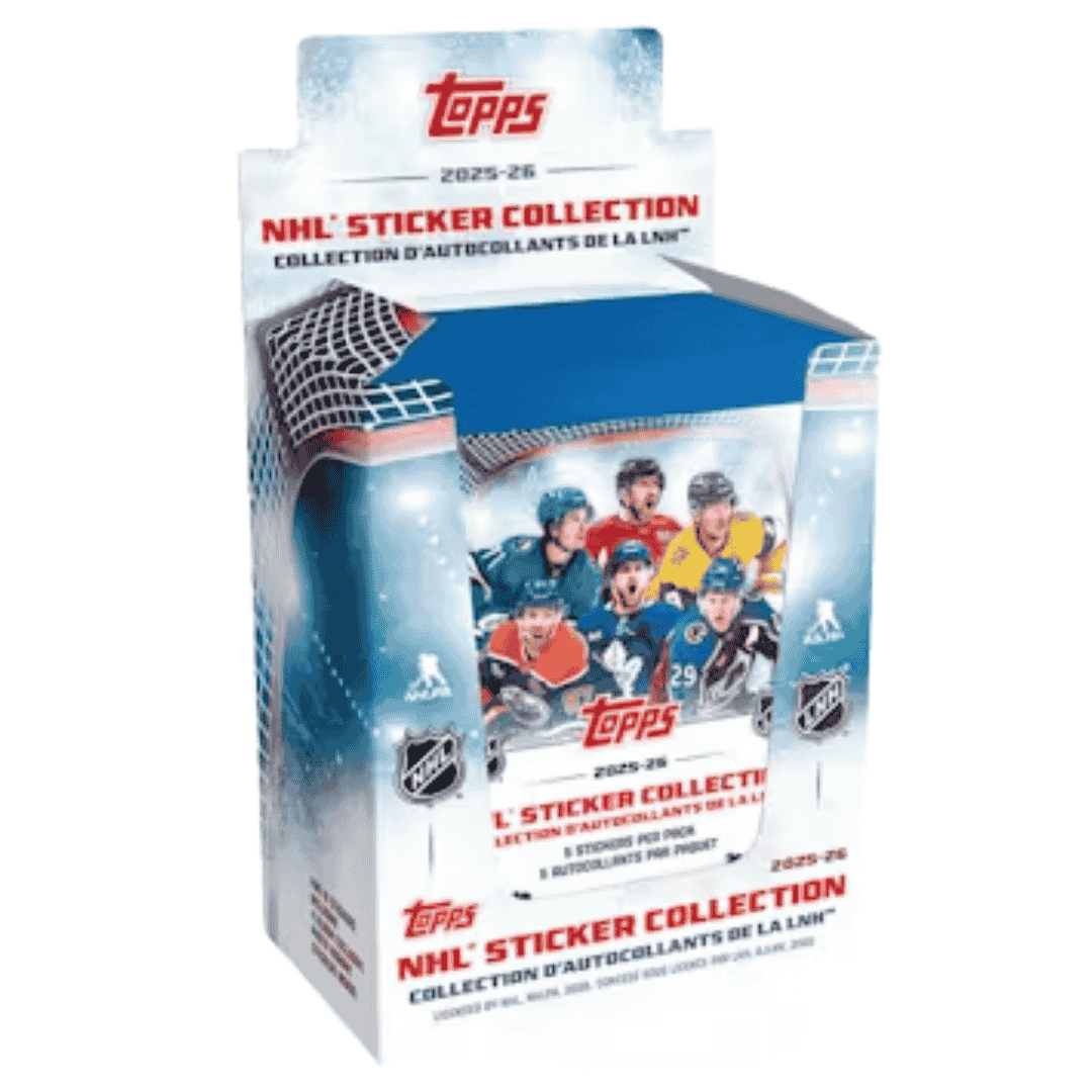 2025-26 Topps NHL Sticker Collection Hockey Box - Sealed Wax
