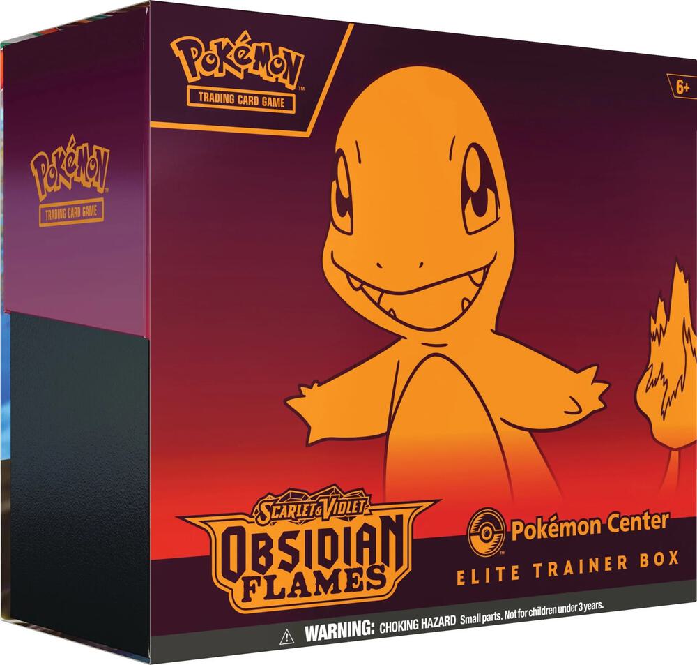 Pokémon - Obsidian Flames Pokemon Center Elite Trainer Box (Exclusive) - SV03: Obsidian Flames (OBF) - Sealed Wax