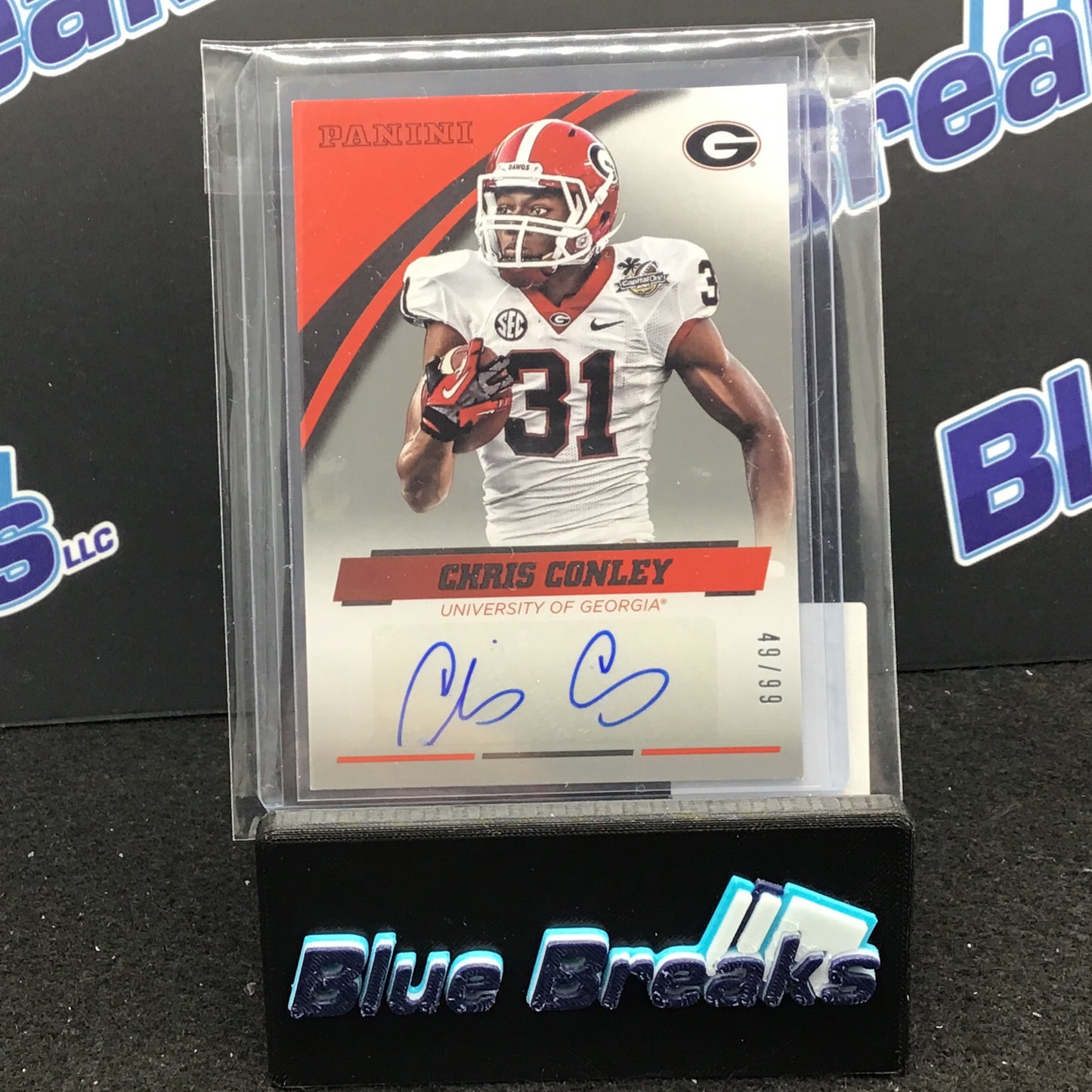 2015 Panini Georgia Team Chris Conley auto 49/99 #CC-GA 49ers