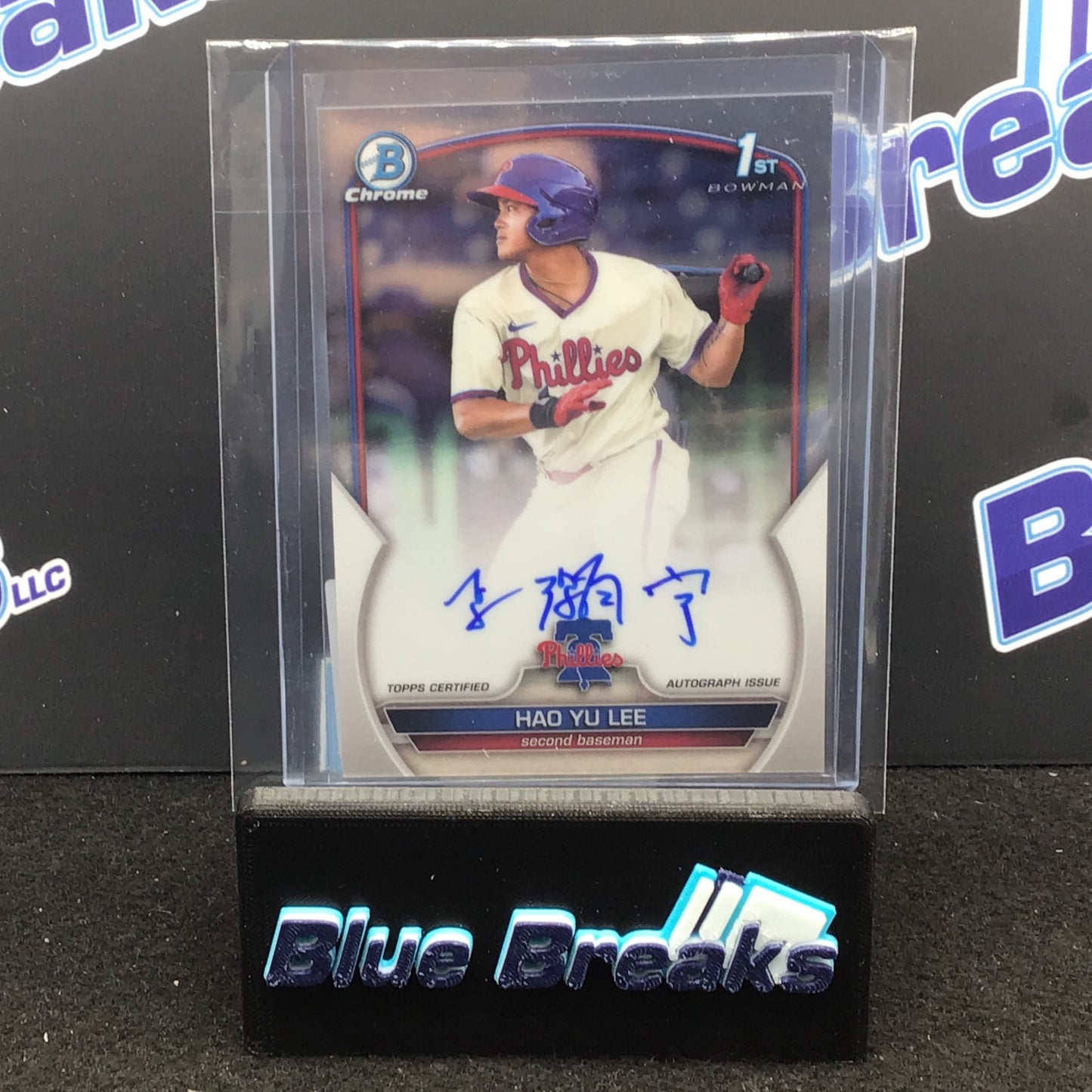 2023 Bowman - Topps - Hao Yu Lee - Autograph - Philadelphia Phillies