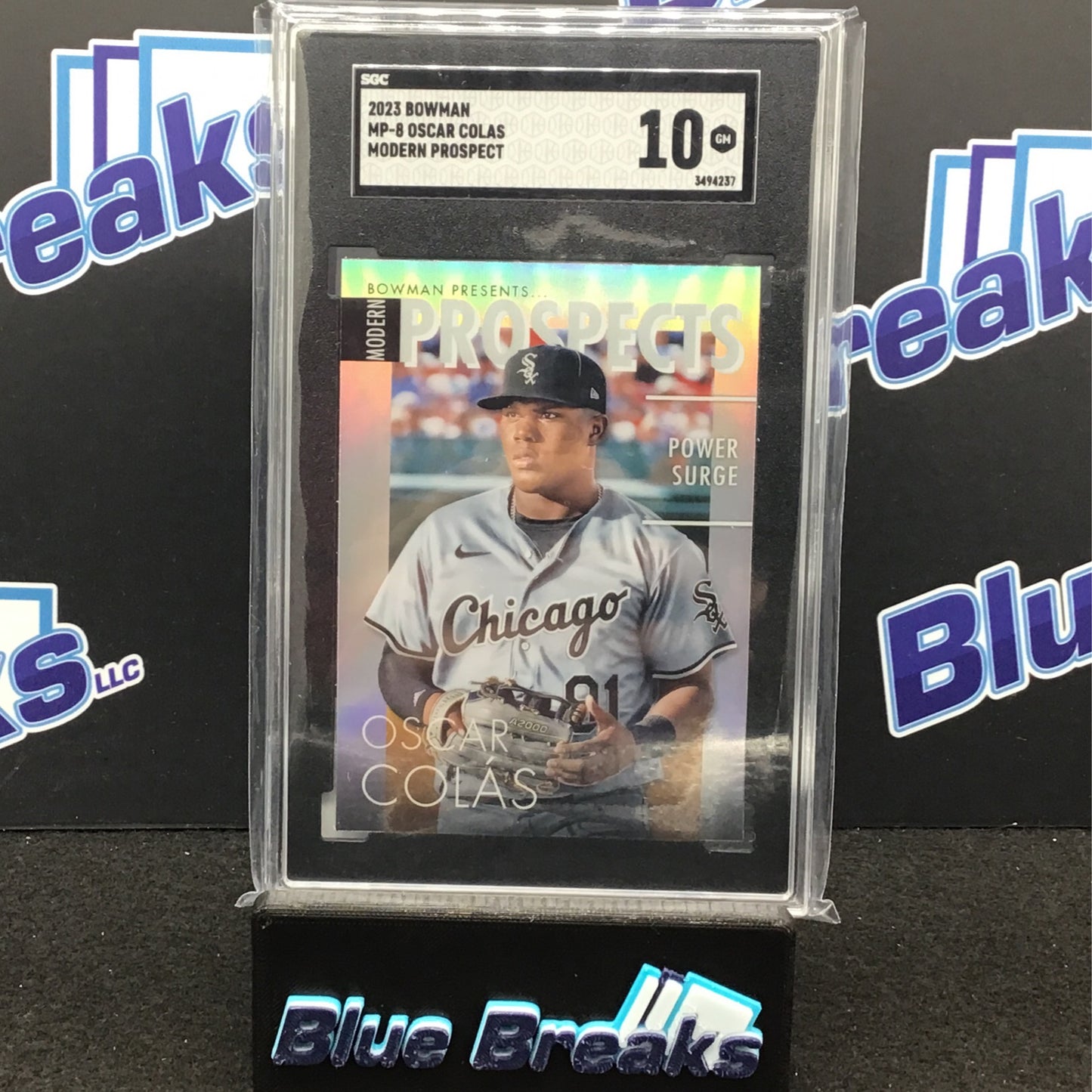 2023 Bowman - Oscar Colas - Modern Prospect - Chicago White Sox - SGC 10