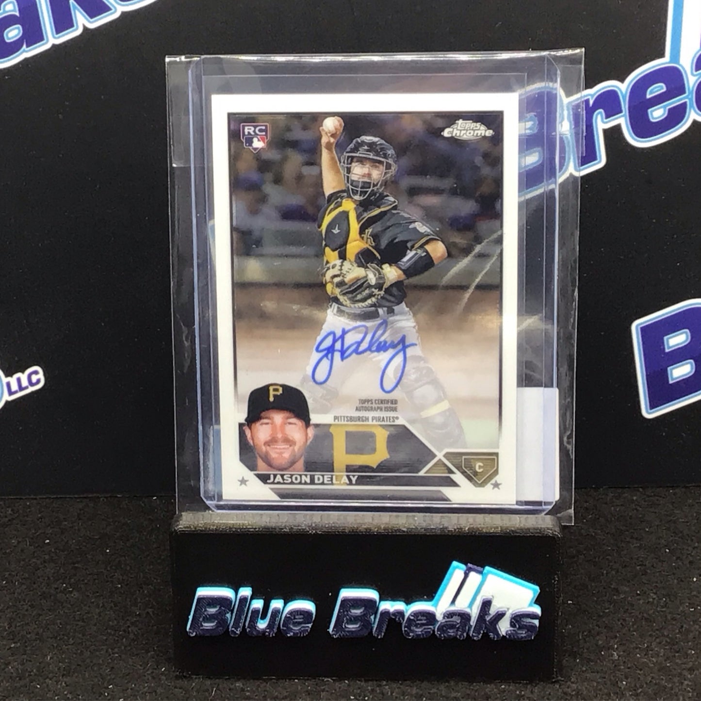 2023 Topps Chrome Rookie Jason Delay Auto RC #RA-JD - Pittsburgh Pirates