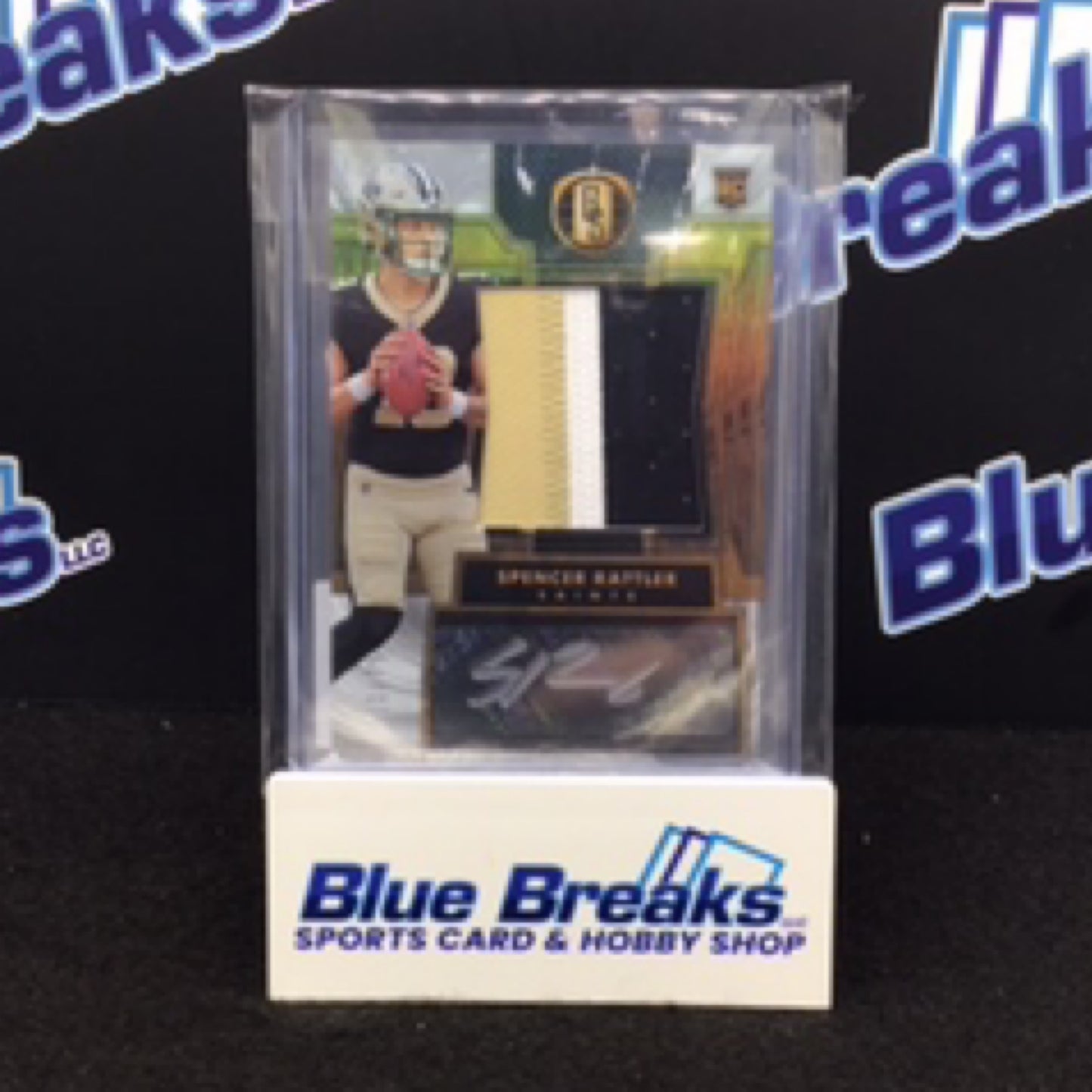 2024 Panini Gold Standard Spencer Rattler relic auto 11/75 RC #278 Saints