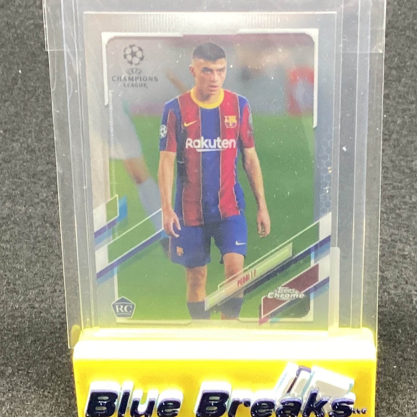 2021 Topps Chrome UEFA Champions League Pedri RC #61 FC Barcelona