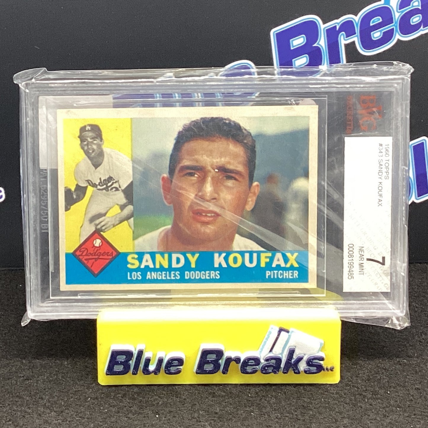 1960 Topps - Sandy Koufax Beckett 7