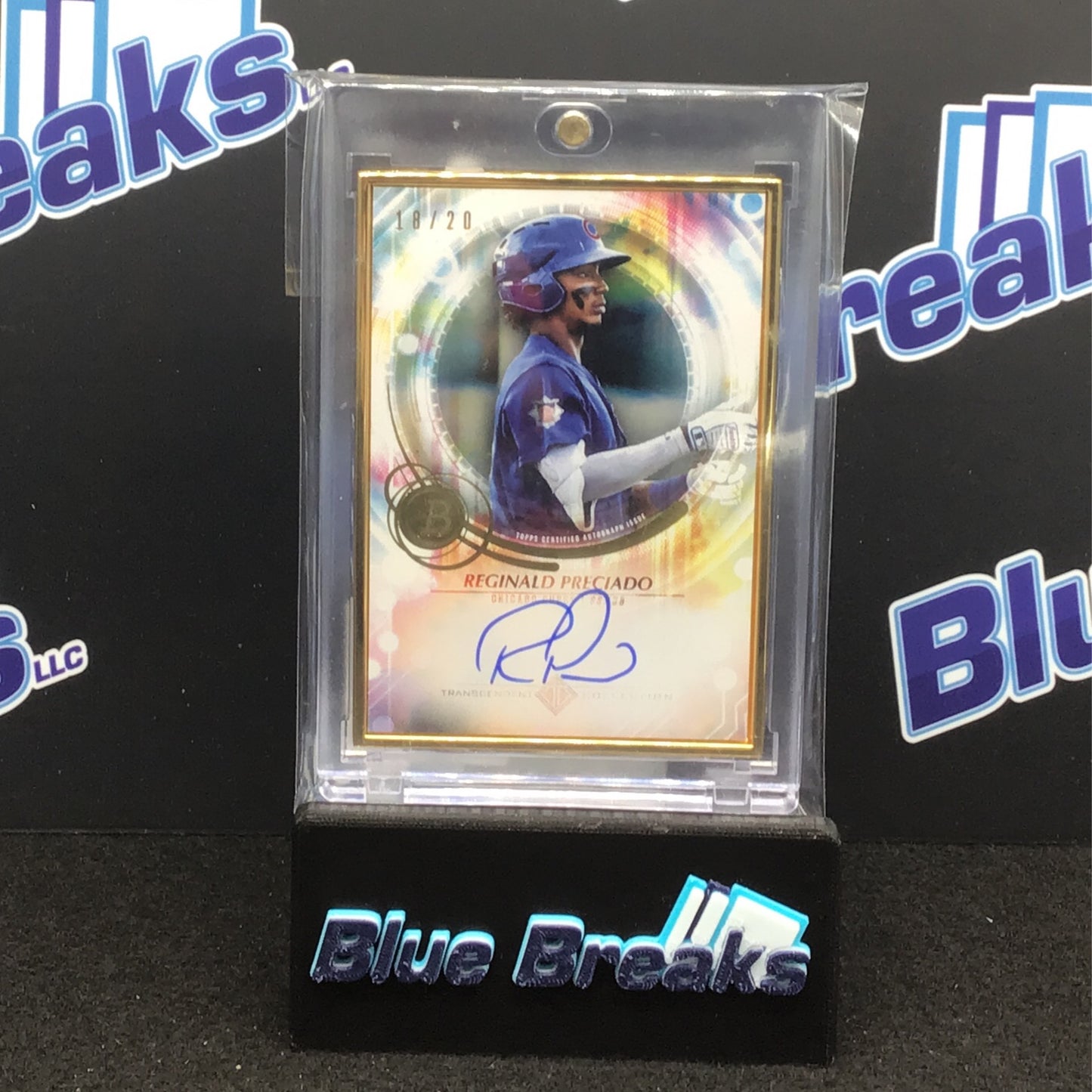 2022 Topps Bowman Transcendent Collection Reginald Preciado auto 18/20 #TCA-RP Cubs
