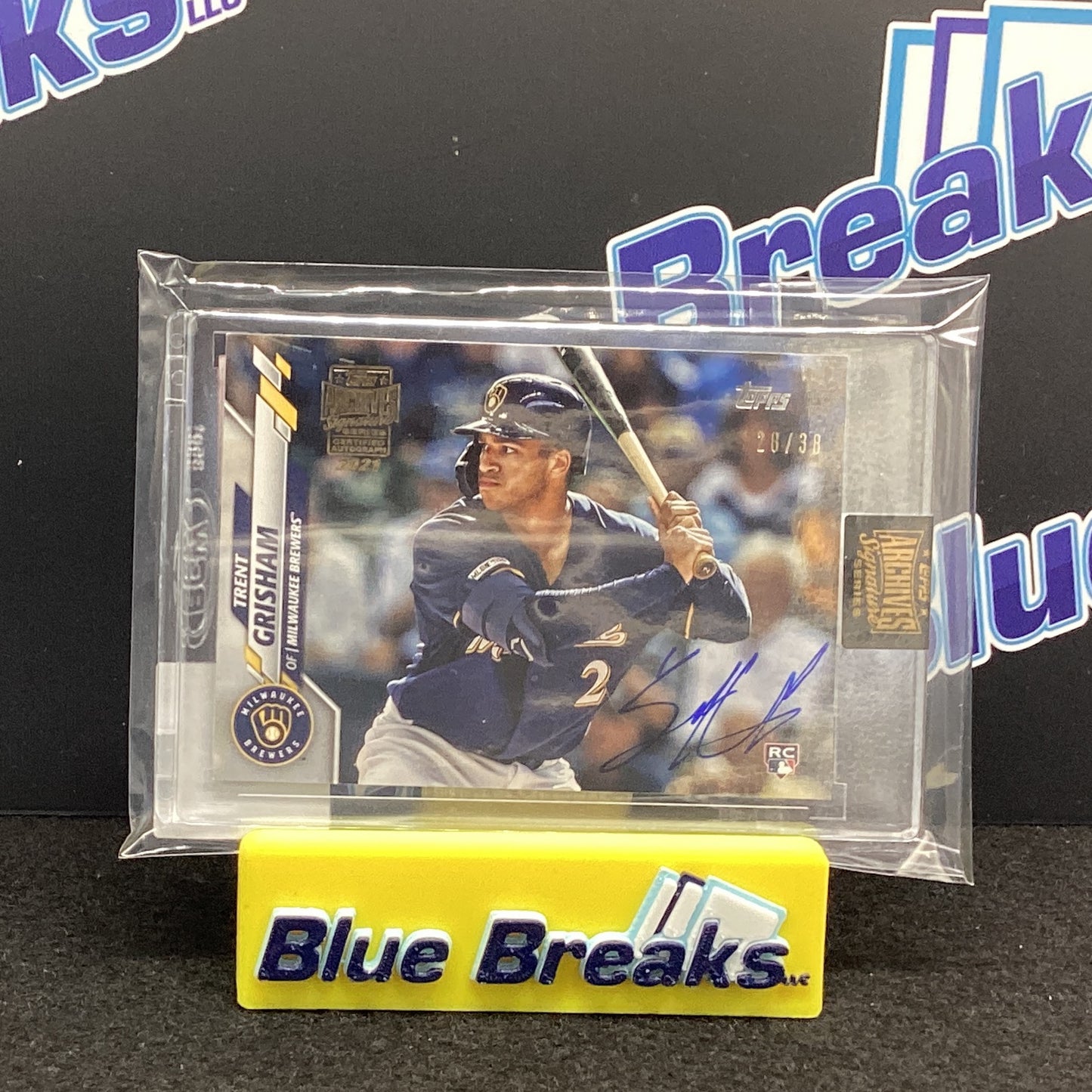 2021 Topps Archives Signature Trent Grisham 28/38