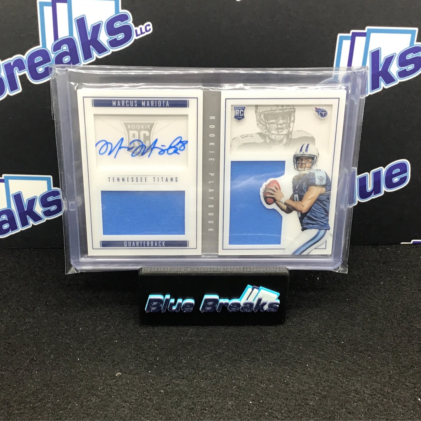 2015 Panini - Playbook - Marcus Mariota - Tennessee Titans - 49/199 - Autograh - Rookie