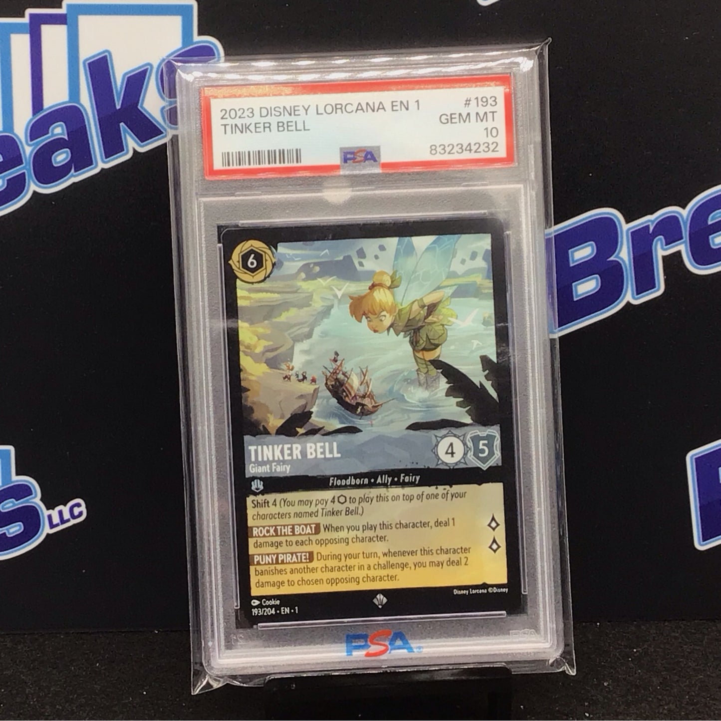 2023 Disney Lorcana Tinker Bell #193 PSA 10