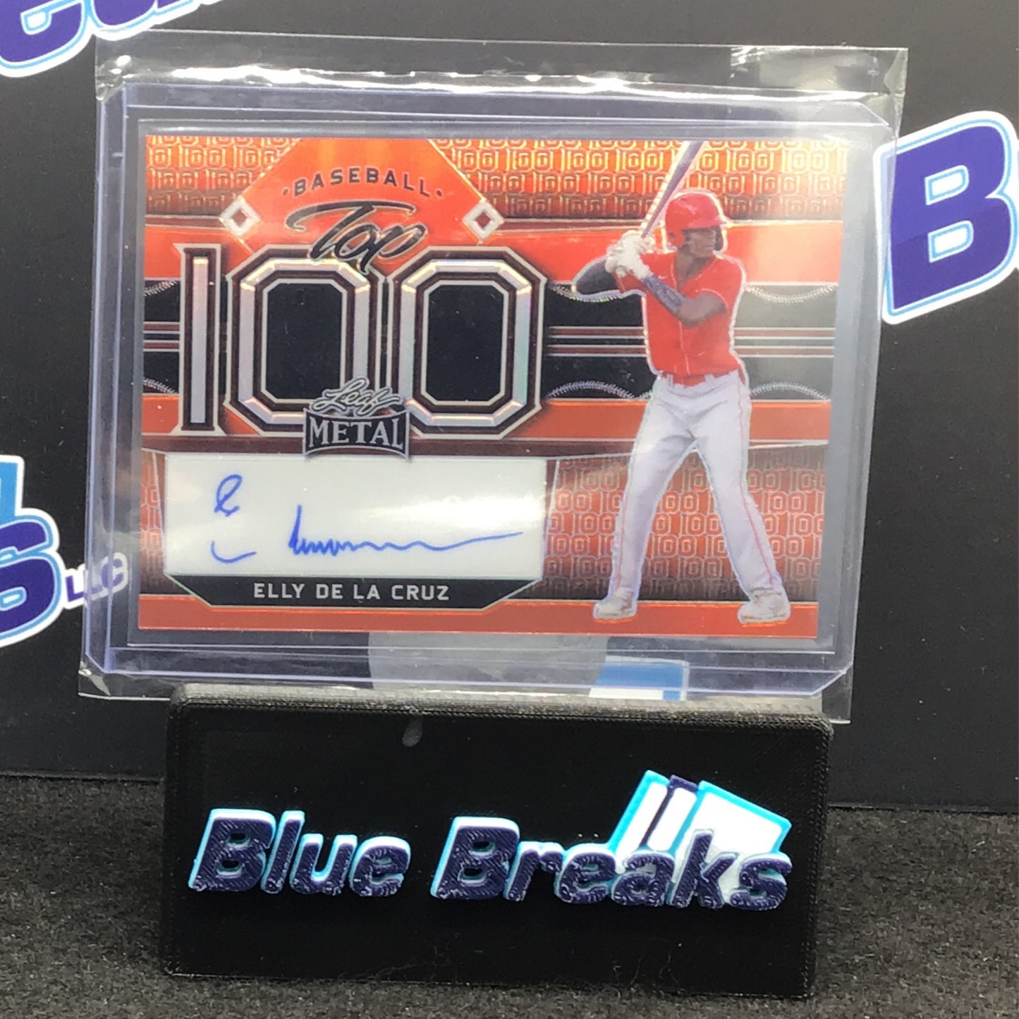 2022 Leaf Metal - Elly De La Cruz - Baseball Top 100 - 2/2 - Cincinnati Reds