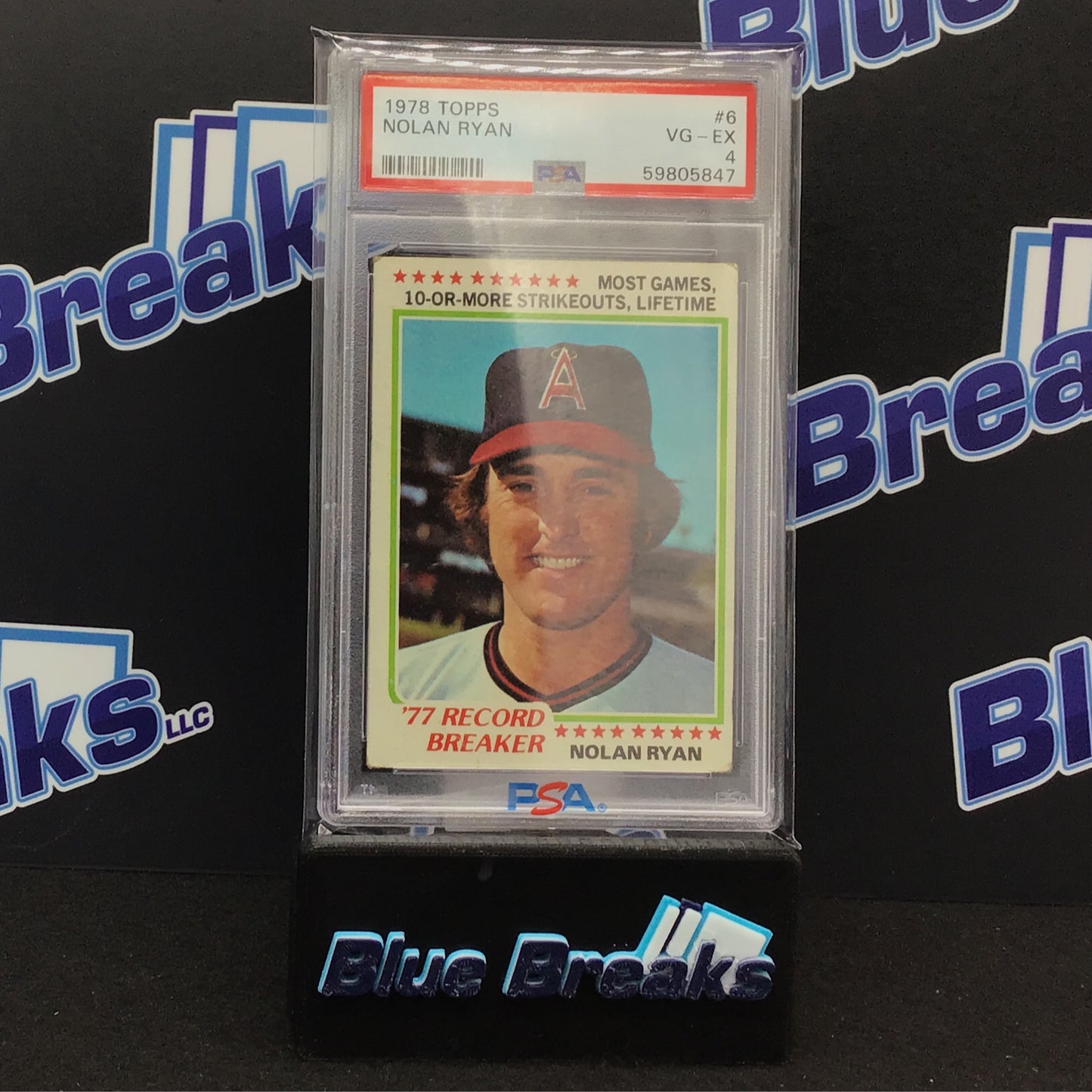 1978 Topps - Nolan Ryan - #6 - PSA 4