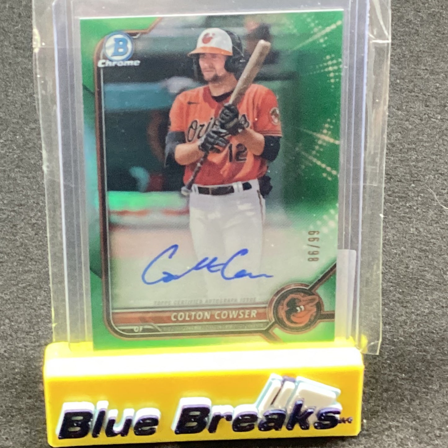 2022 Topps Bowman Chrome - Colton Cowser 86/99