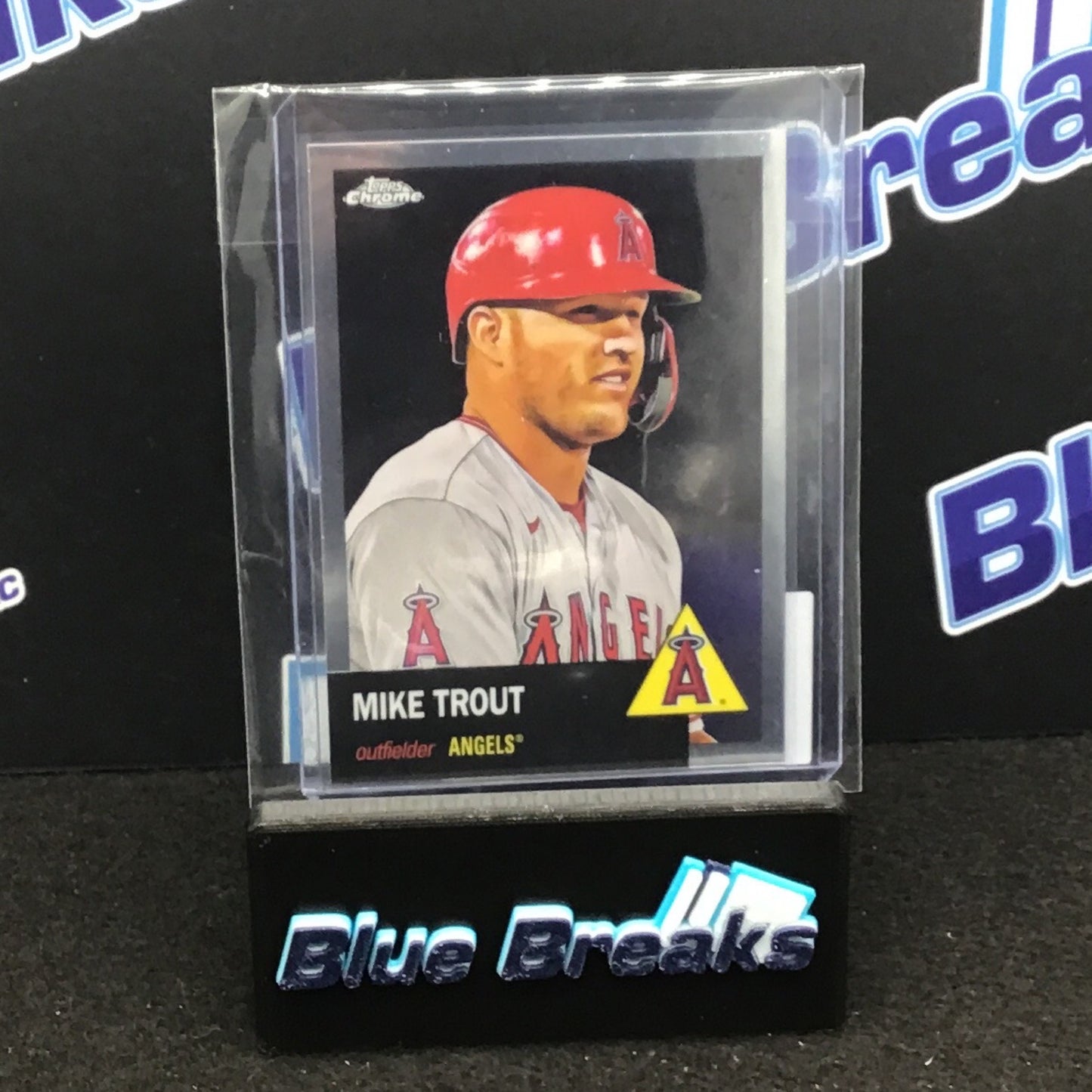 2022 Topps Chrome Image Variation Mike Trout #50 Angels