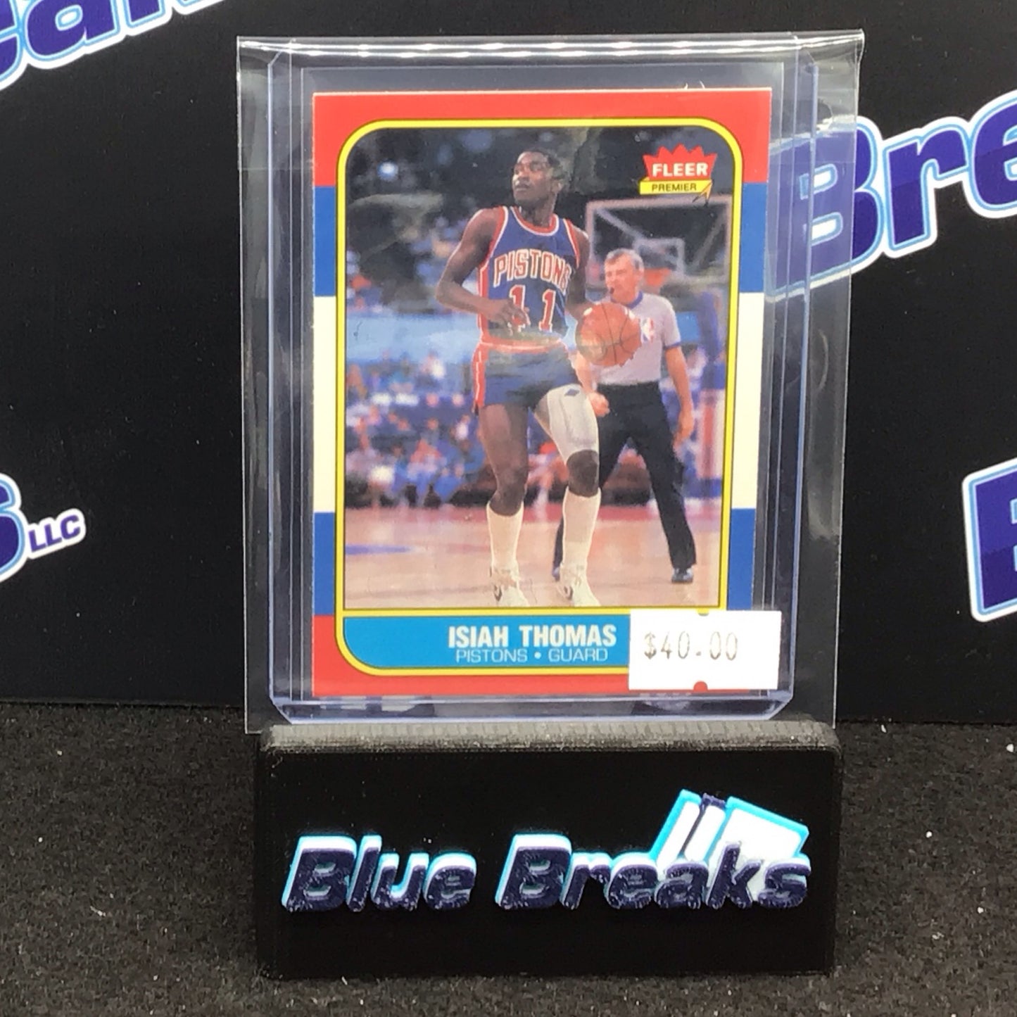 1986 Fleer Isiah Thomas #109 Pistons