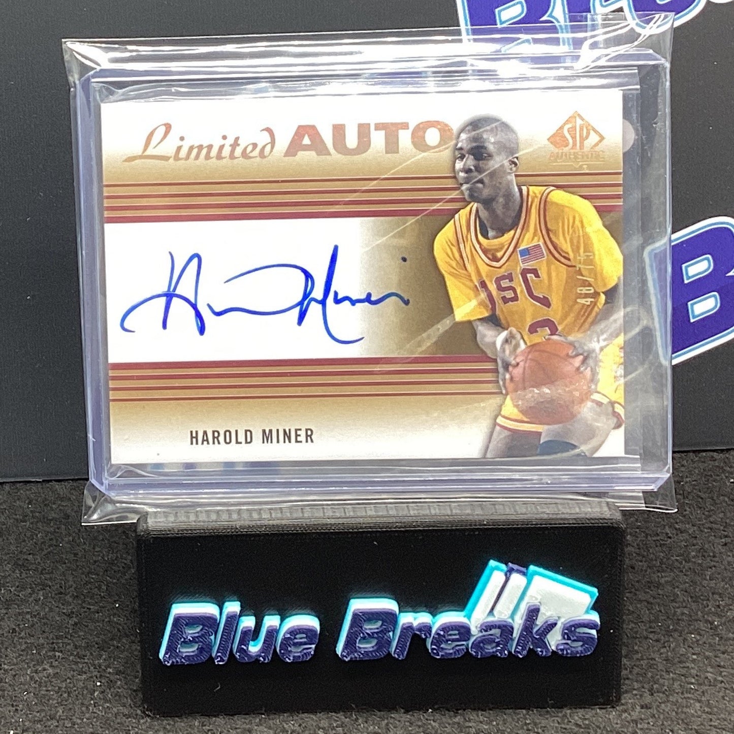 2014-15 Upper Deck SP Authentic Limited Auto Harold Miner 48/75 #29 Trojans/Heat