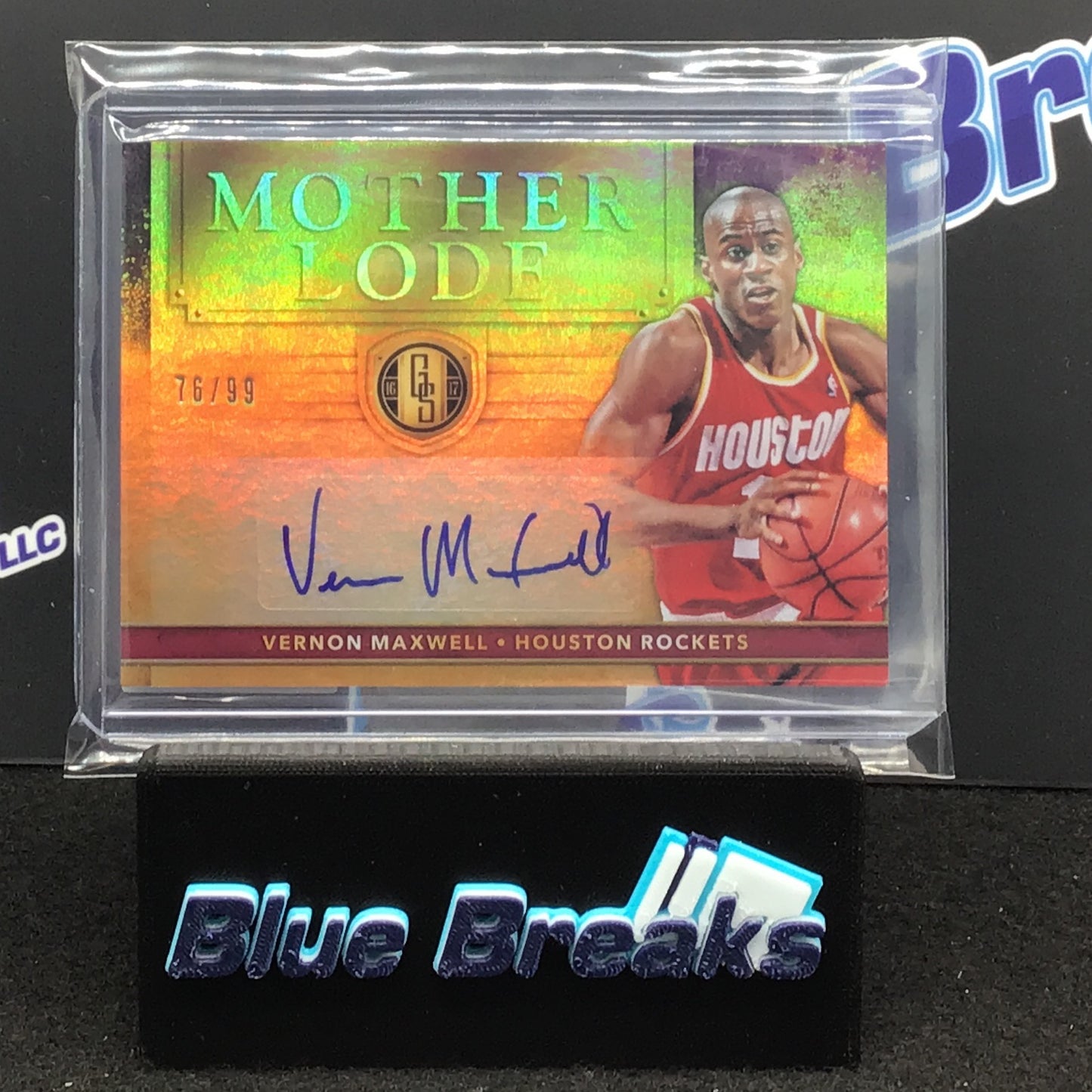 2016-17 Panini Gold Standard Mother Lode Vernon Maxwell auto 76/99 #14 Rockets