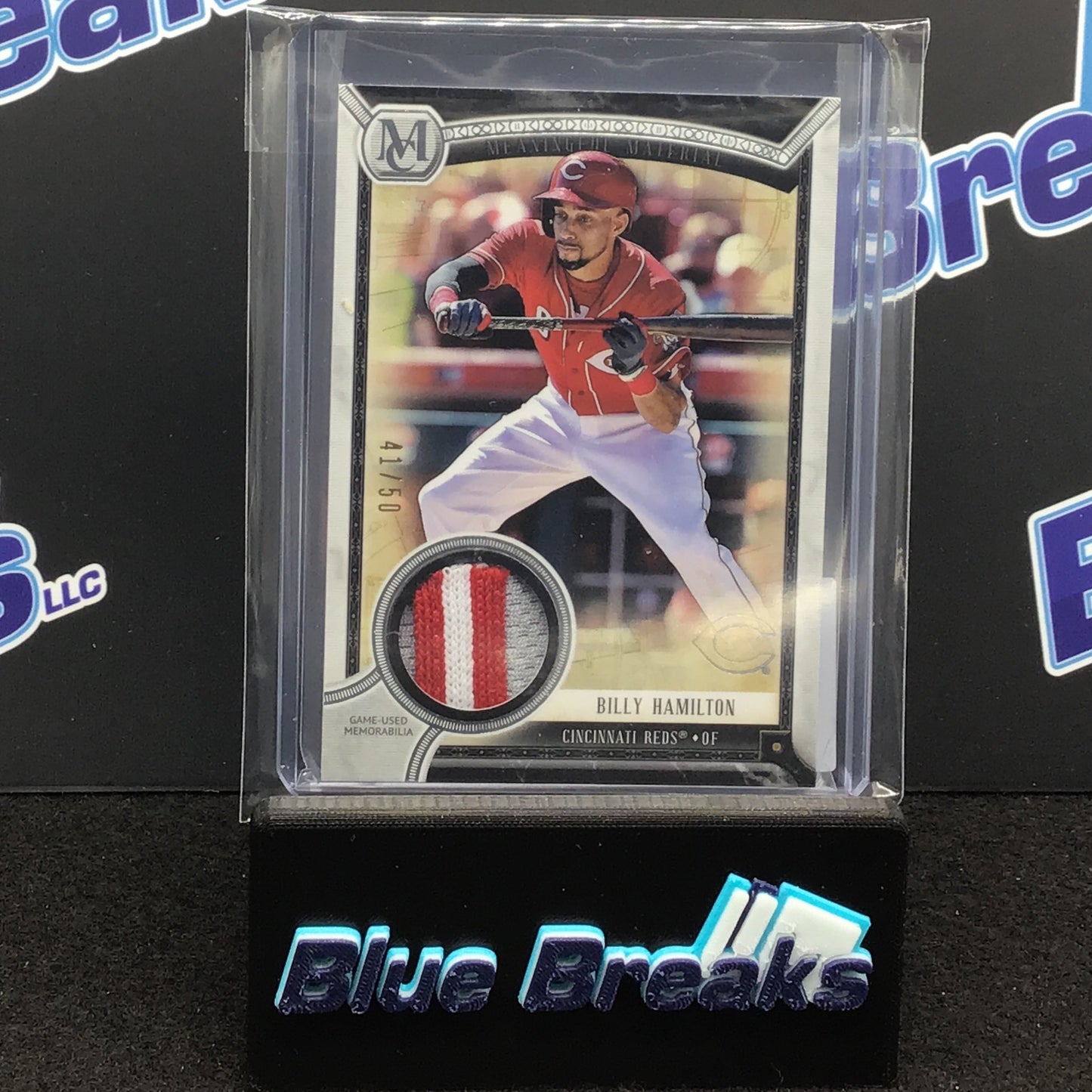 2018 Topps Museum Collection Billy Hamilton relic 41/50 #MMR-BHA Reds