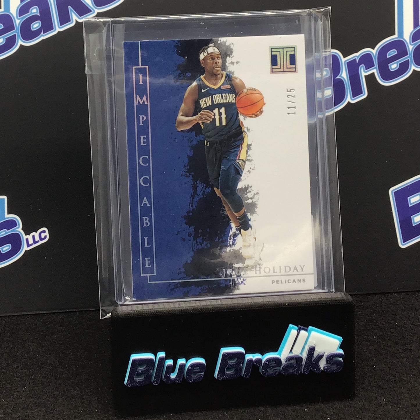2019-20 Panini Impeccable Jrue Holiday 11/25 #53 Pelicans